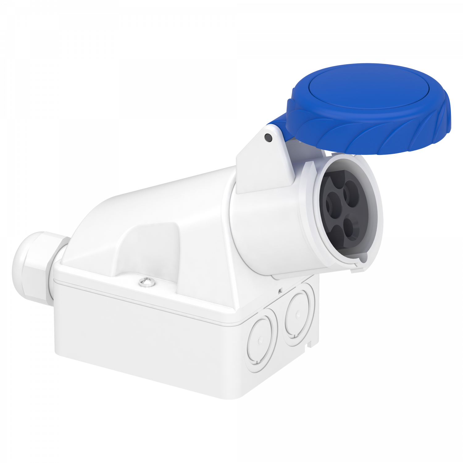 Mureva - socle de prise industrielle - 16 A - 2P+T - 200-250 V CA - IP67