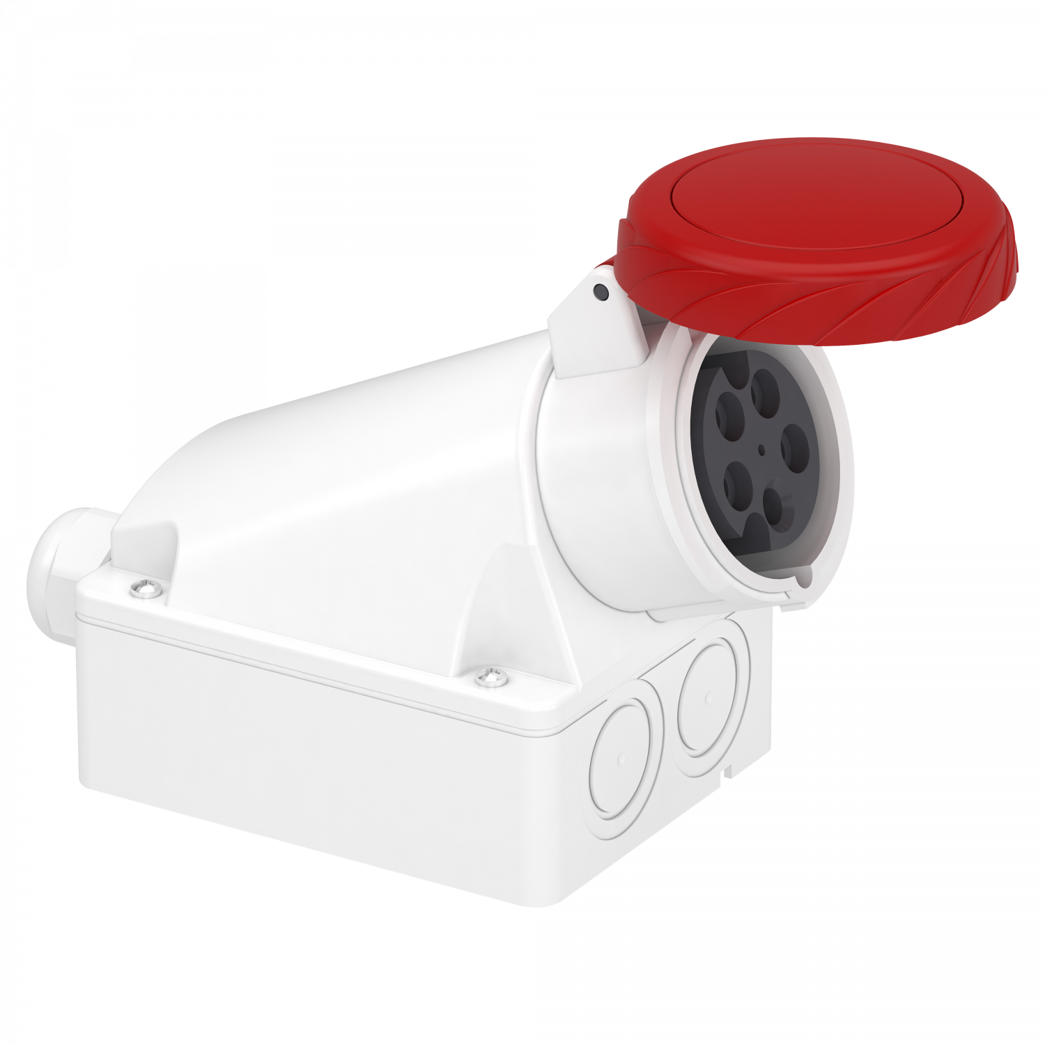 Mureva - socle de prise industrielle - 16 A - 3P+N+T - 380-415 V CA - IP67