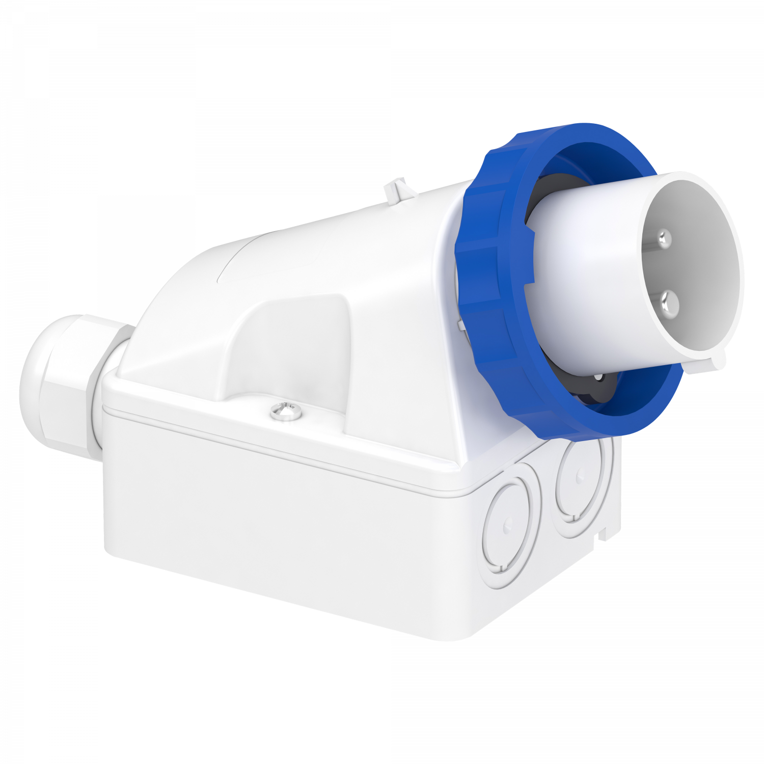 Mureva - socle de connecteur industriel - 16 A - 2P+T - 200-250V CA - IP67