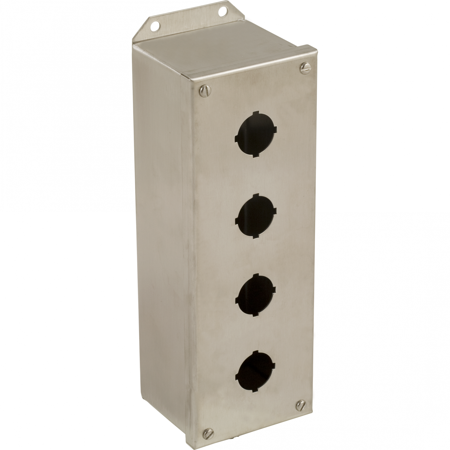 Harmony 9001K - poste de commande vide - acier inoxydable - 4 découpes - Ø30