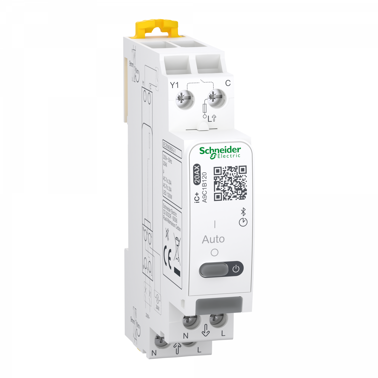 Acti9 IC+ Inter Astro Bluetooth Multifct inter Horaire 1 canal et contacteur 20A