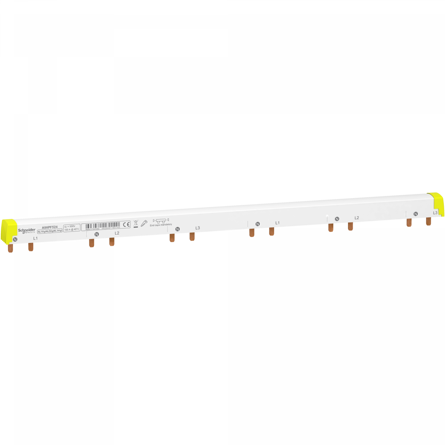 Acti9 iC60 - peigne à dents - 100A -pour iC60+vigi 40 et 63A - 24 modules de18mm