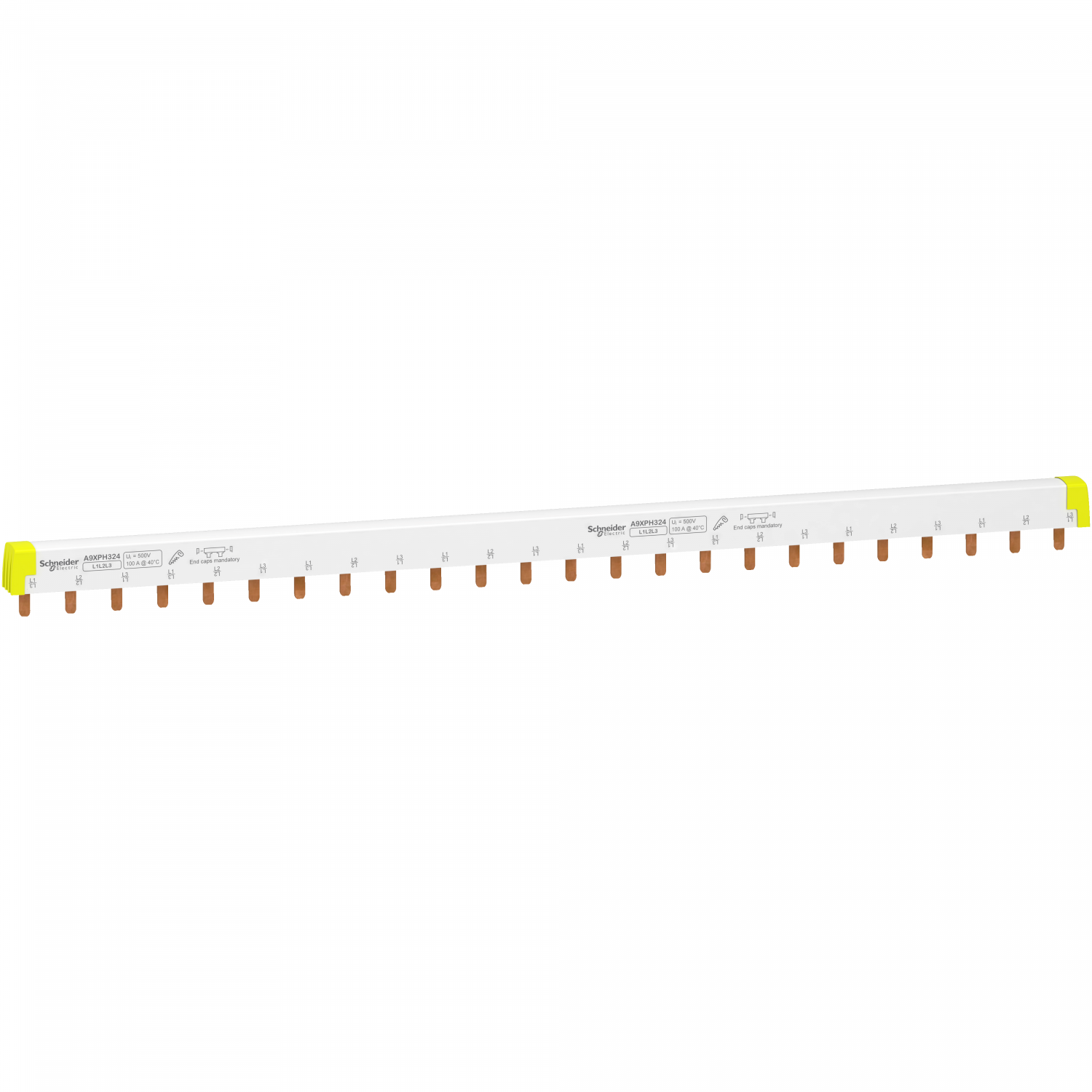 Acti9 iC60 - peigne à dents - 3P - 100A - 24 modules de 18mm