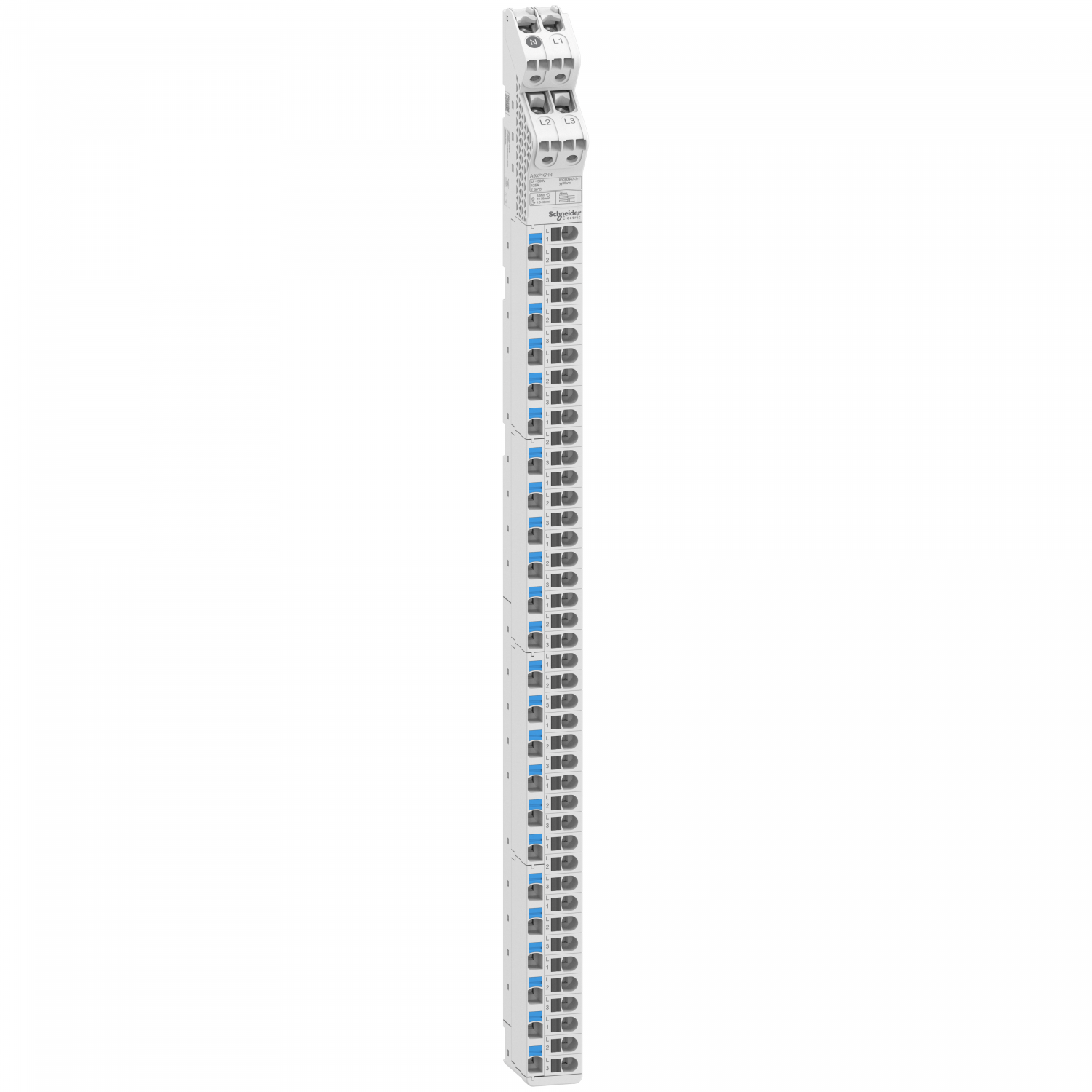 Acti9 Vdis - répartiteur vertical - 125A 250/440V 66 points de connexion
