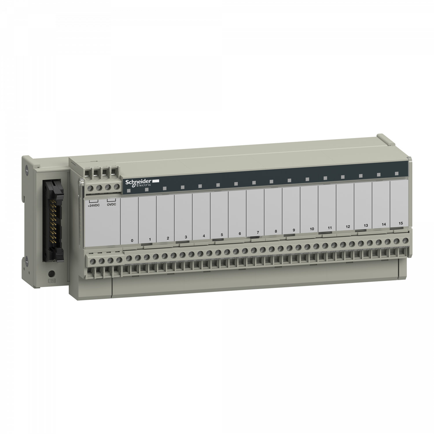 Telefast ABE7 - embase - relais électromagnét. soudés - 16 voies - relais 10mm