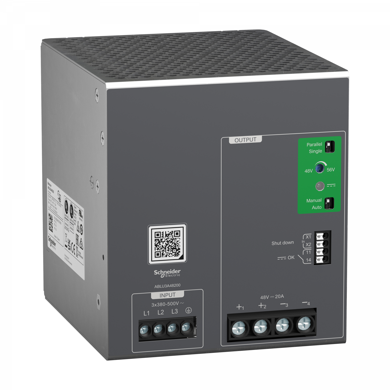 Modicon - Alimentation - Sortie 48VDC - 20A - 3 Phases - Universelle