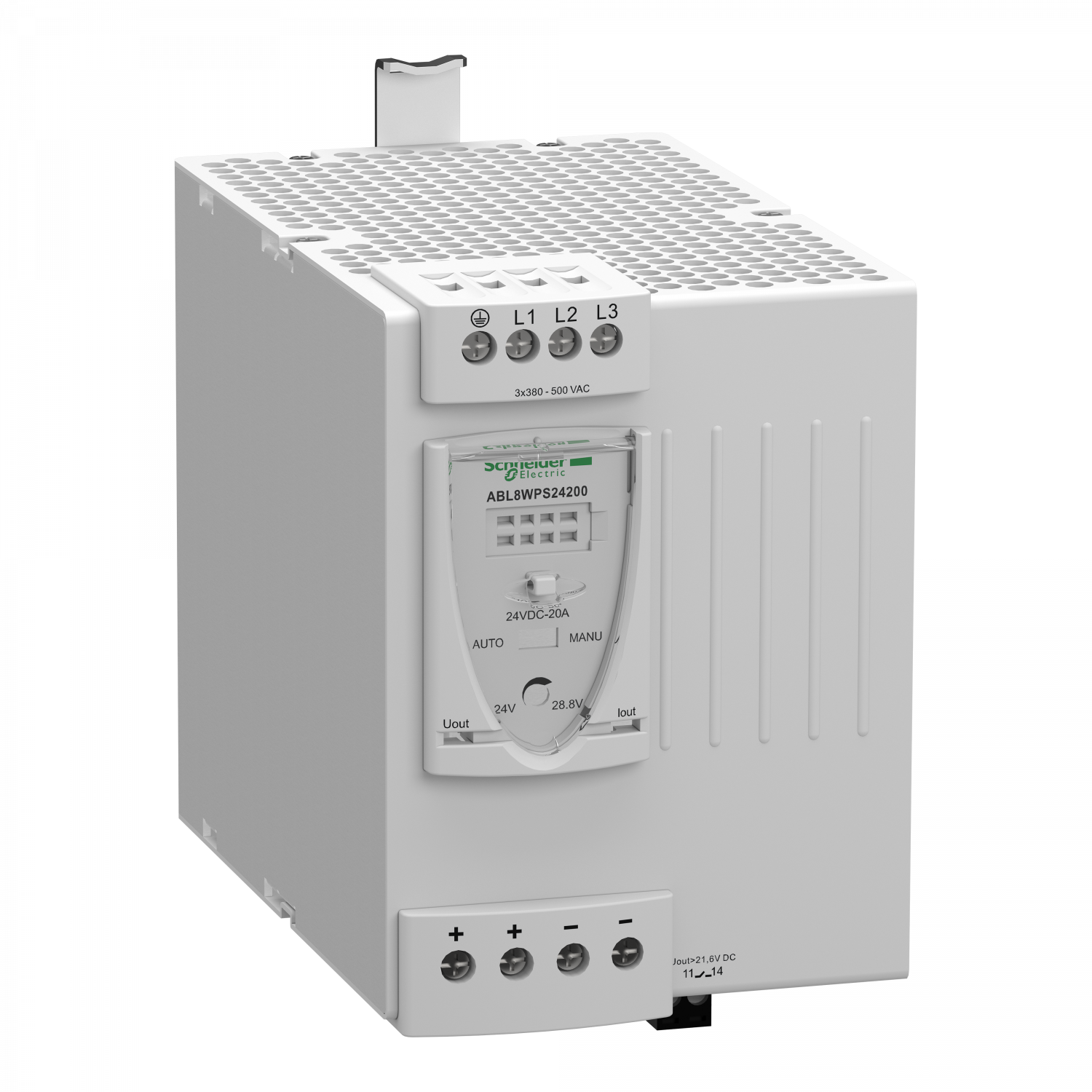 Phaseo ABL8 - alimentation à découpage - 20A - 380 à 500V triphasé - 24Vcc