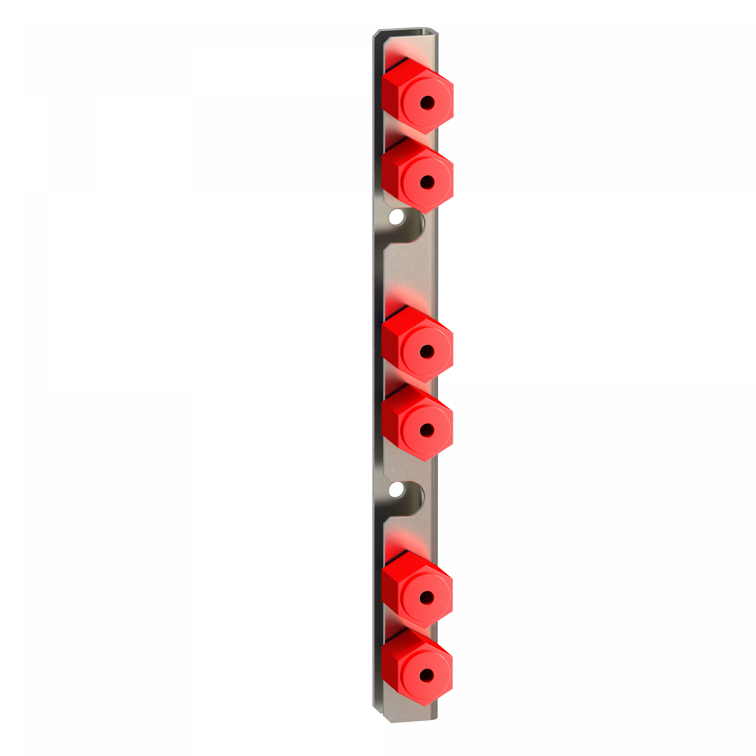 Insulating plate with metal insert Insulating plate with metal inse