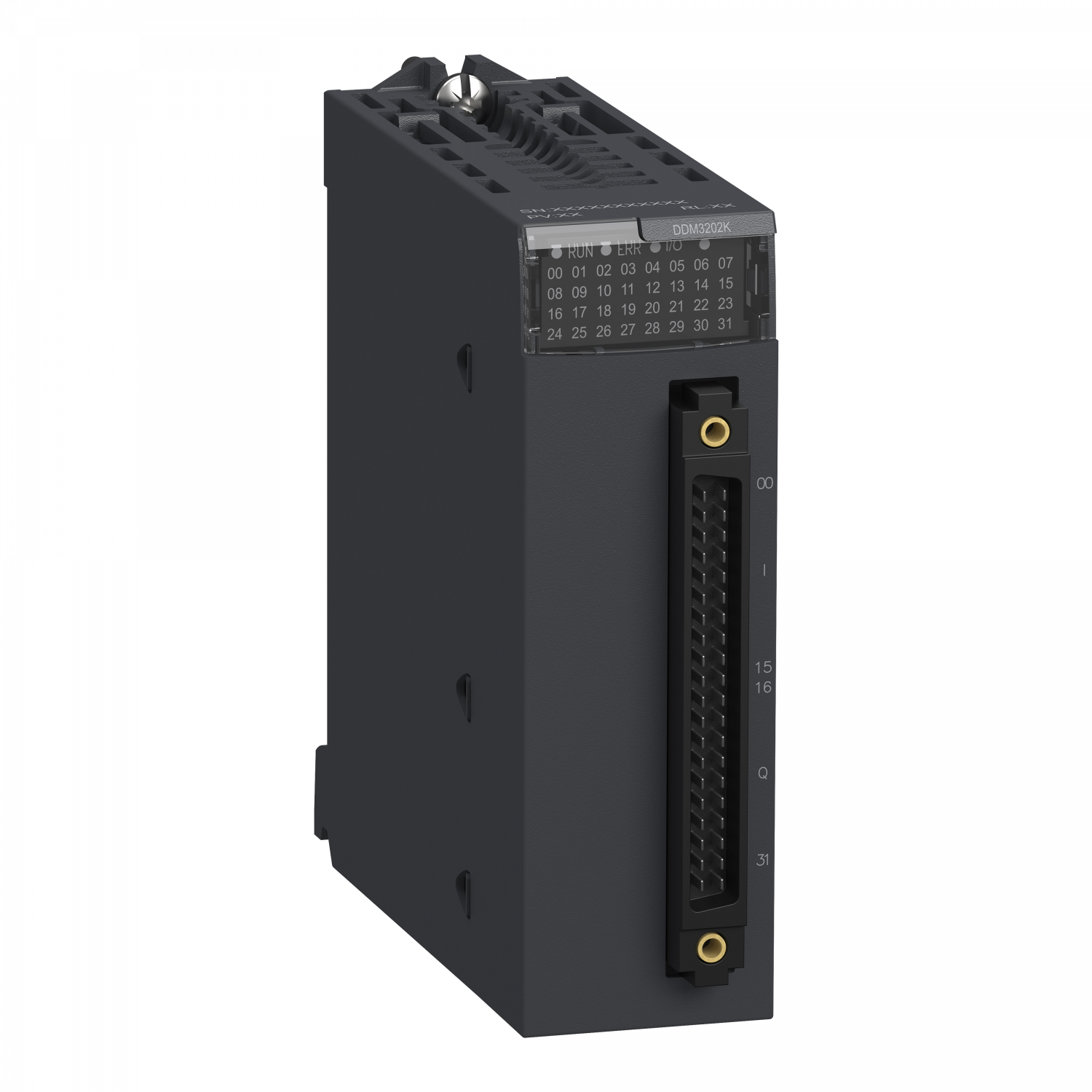 Modicon X80 - module 16 entrées / 16 sorties TOR - 24Vcc statique