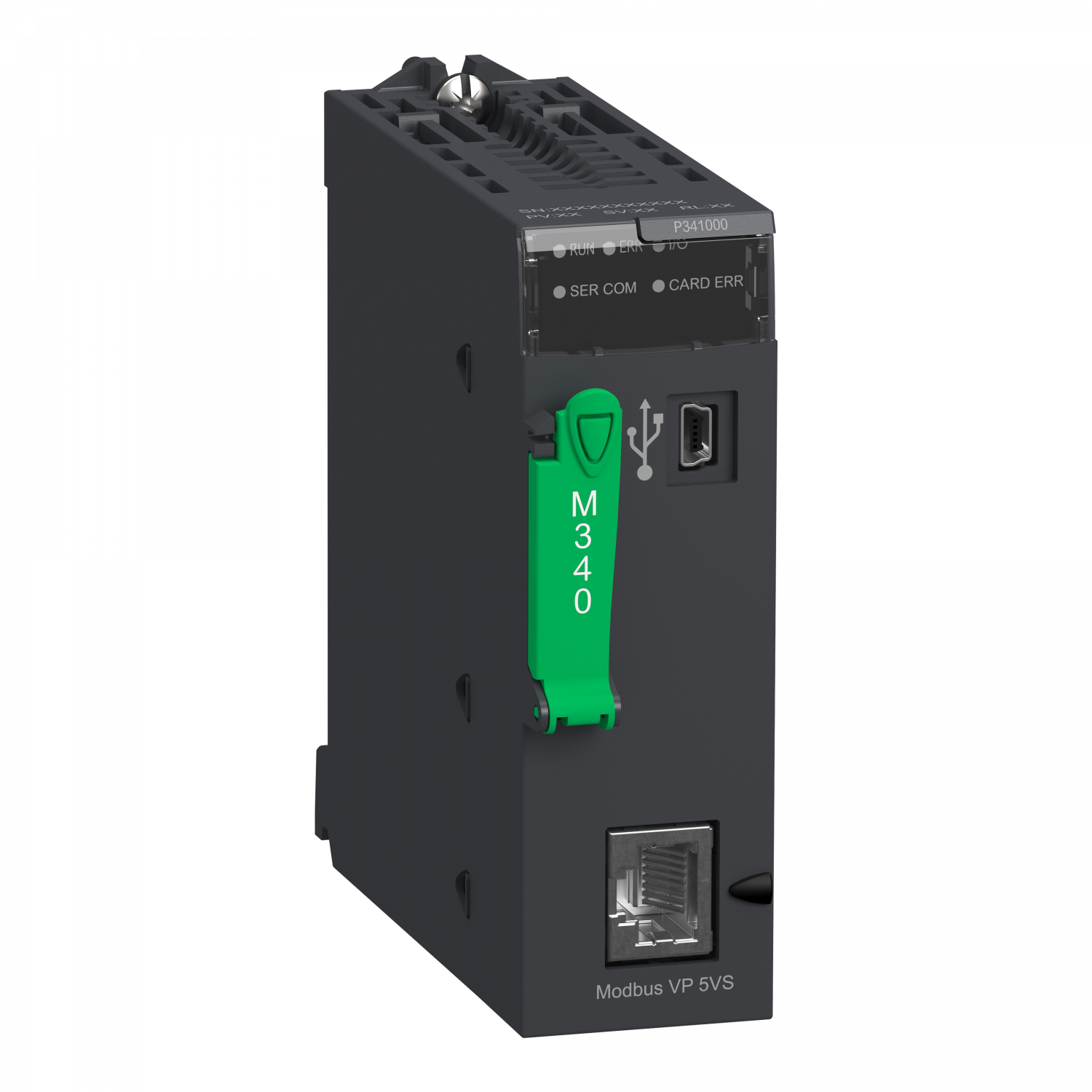 Modicon M340 - processeur - 512 E/S TOR 128 E/S ANA - 1Modbus