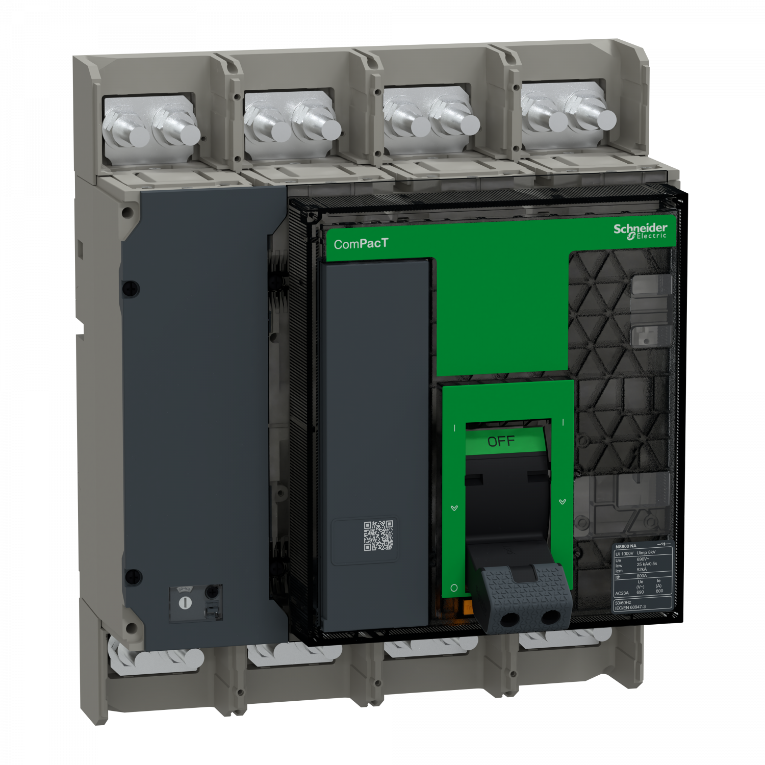 ComPacT NS800NA - interrupteur-sectionneur - 800A - 4P - fixe - manuel