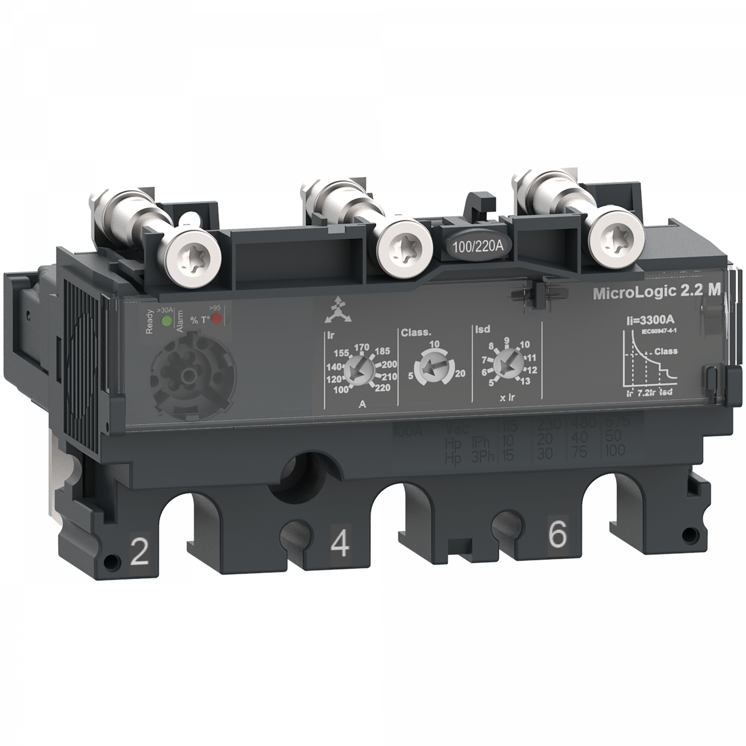 ComPacT NSX - Déclencheur MicroLogic 2.2M 25A - 3P3D pour NSX100-250