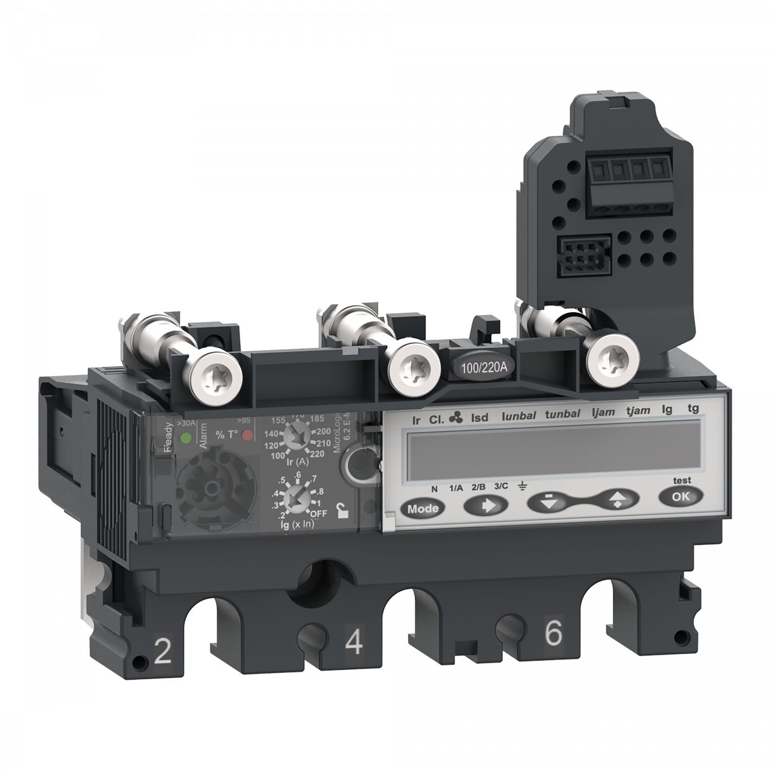 ComPacT NSX - Déclencheur MicroLogic 6.2 E-M 150A - 3P3D pour NSX160-250