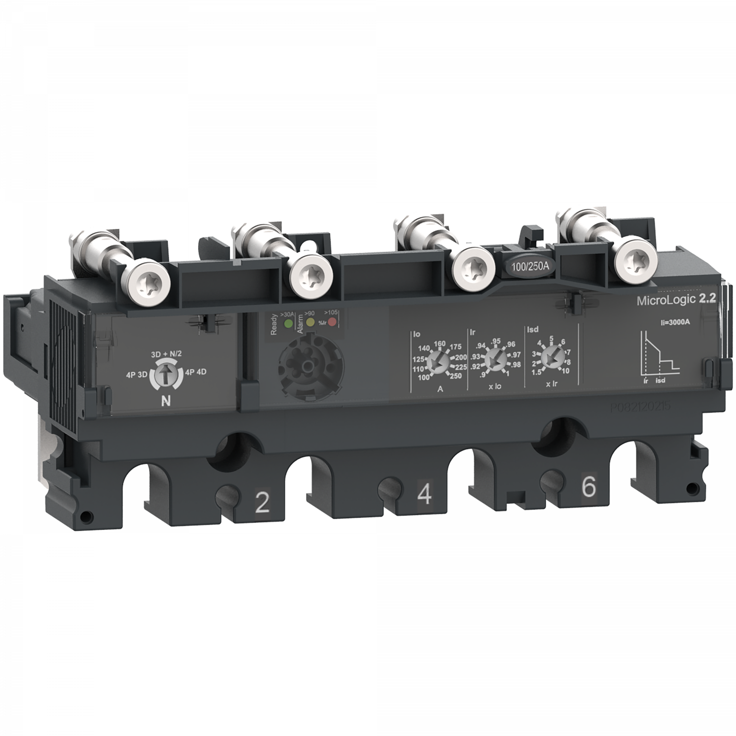 ComPacT NSX - Déclencheur MicroLogic 2.2 40A - 4P4D pour NSX100-250