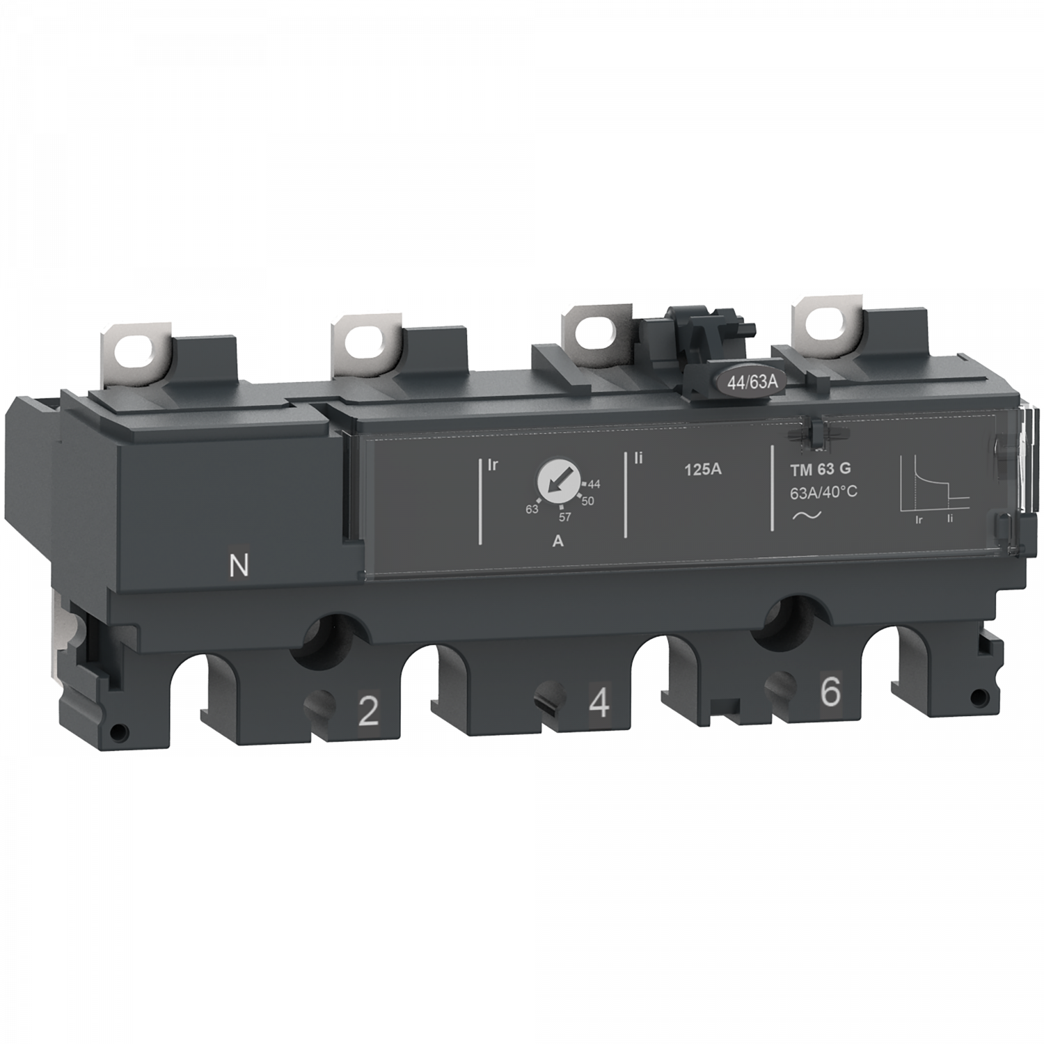 ComPacT NSX - Déclencheur magnéto-thermique TM-G 80A - 4P4D pour NSX100