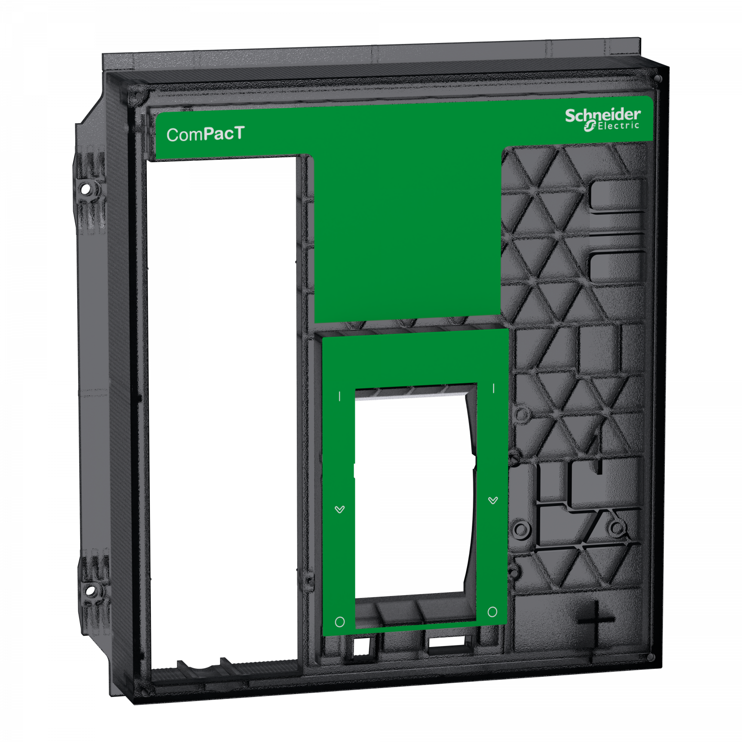 ComPacT NS - face avant - plastron - fixe - NS630-1600