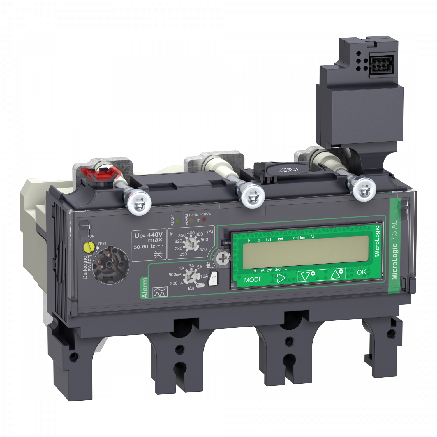 ComPacT NSX - déclencheur MicroLogic 7.3E AL Vigi 570A - 3P3D pour NSX630