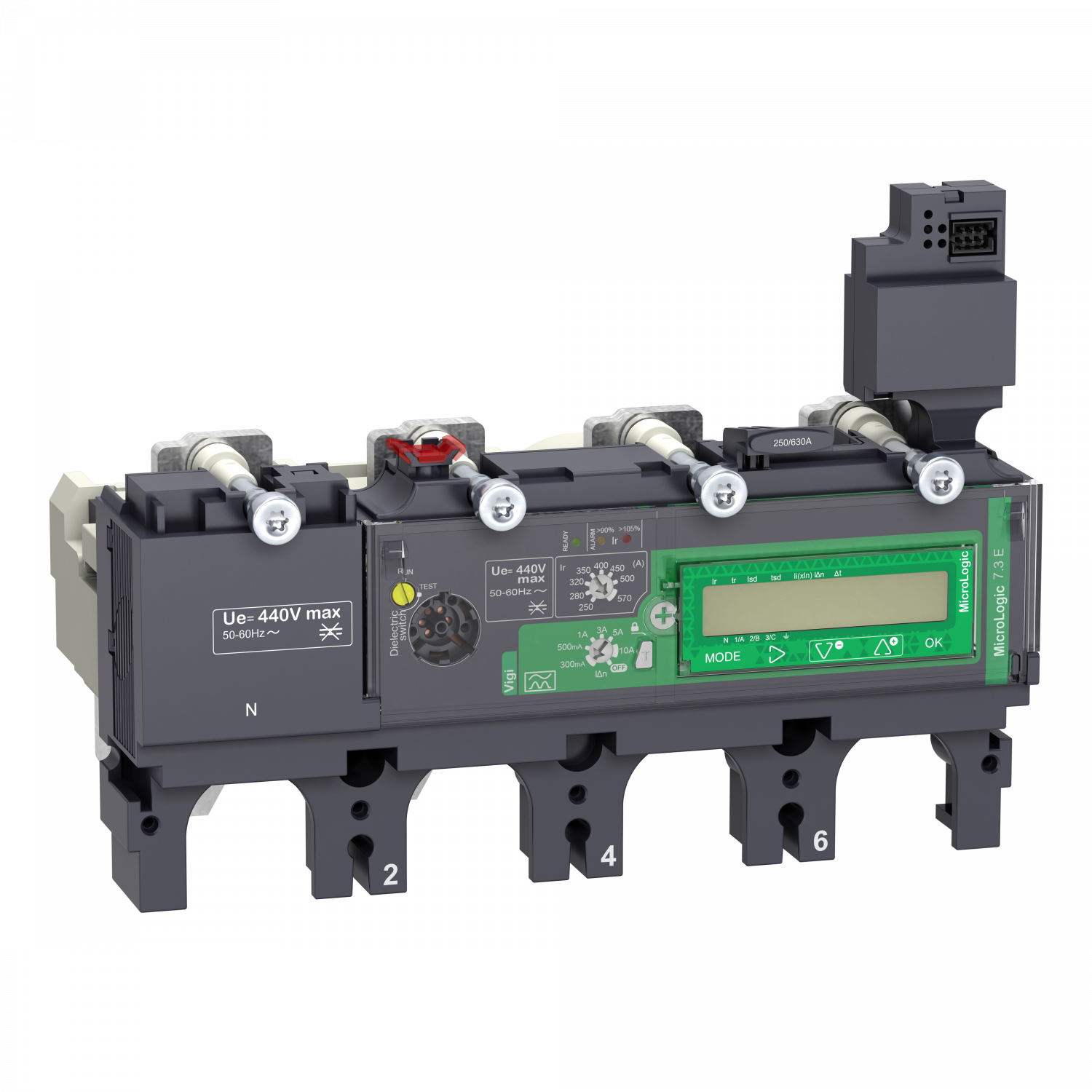 ComPacT NSX - Déclencheur MicroLogic 7.3 E 400A - 4P4D pour NSX400