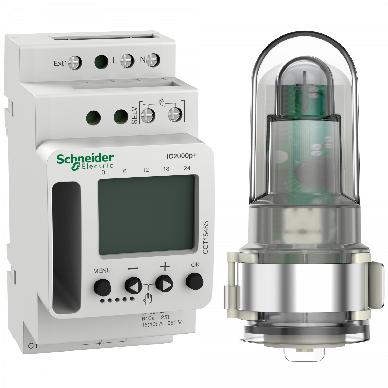 Acti9 IC2000p+ - interrupteur crépusculaire programmable