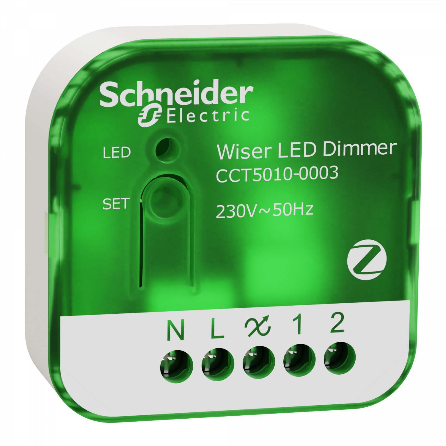 Wiser - micromodule variateur de lumière avec ou sans neutre - zigbee