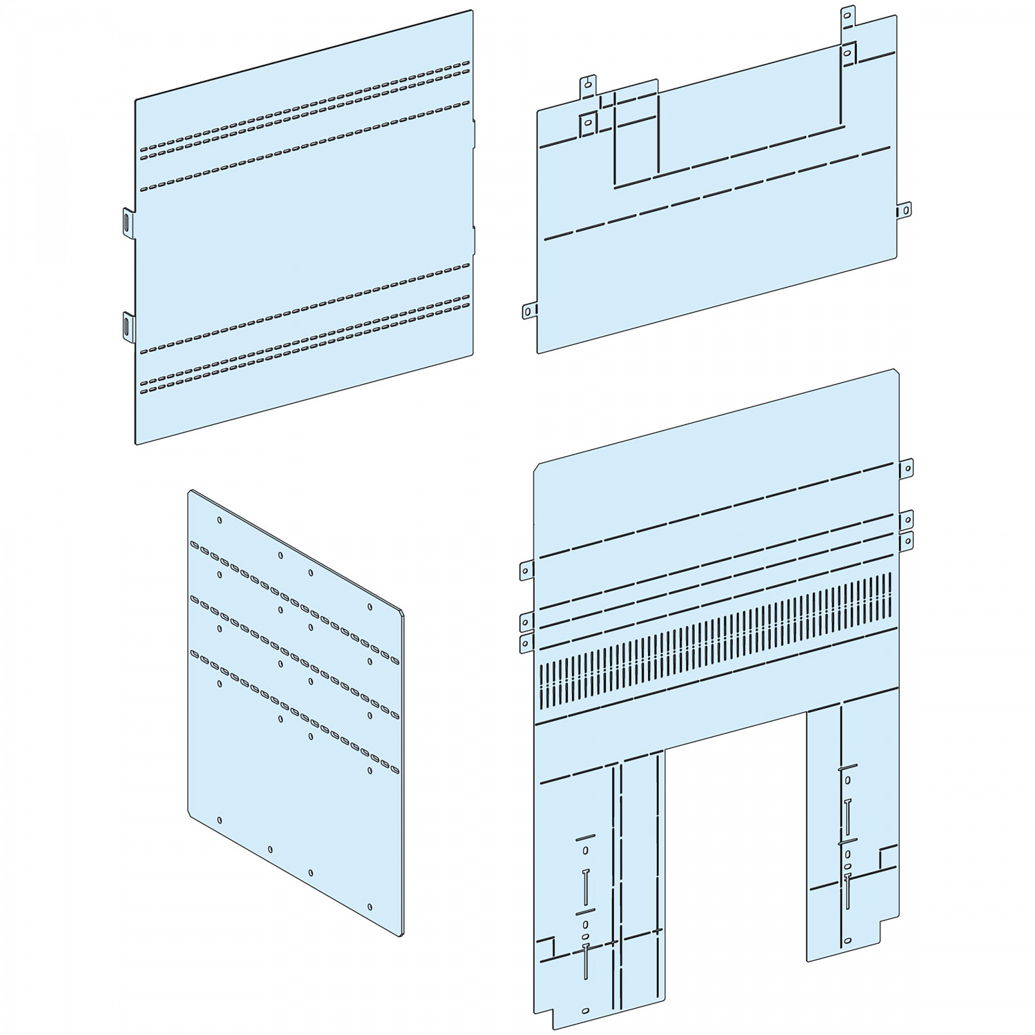 PrismaSeT P - Capot raccordement avant MTZ1 - fixe ou débro