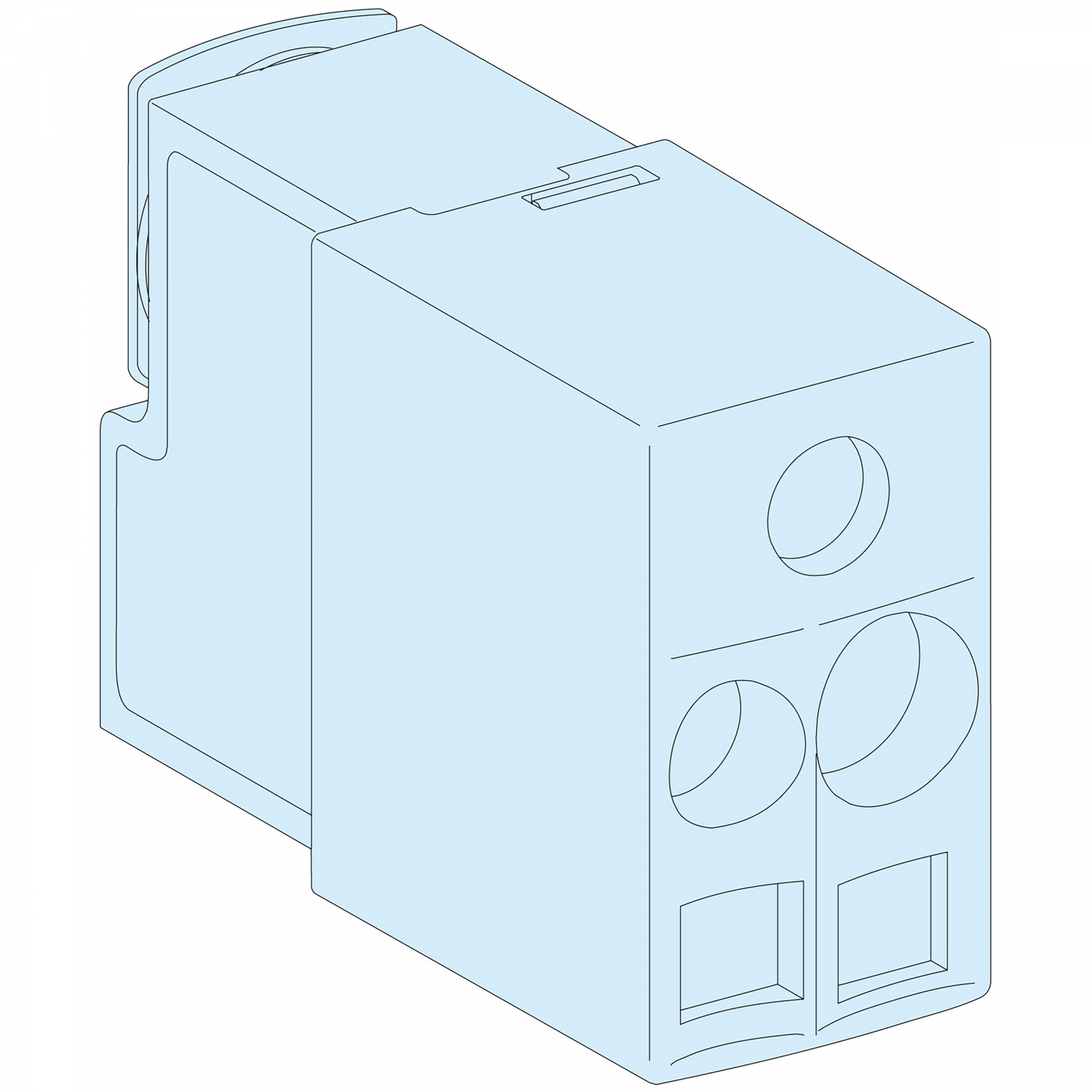 Linergy BW - 12 bornes 6 à 10mm² pour jeu de barres (Powerclip)
