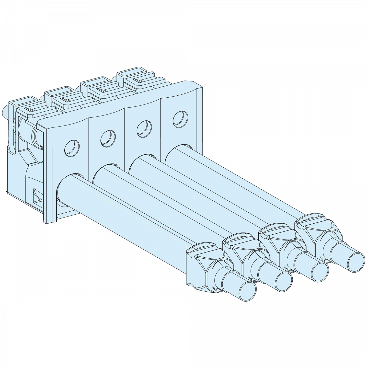 Linergy - Liaison monobloc L=440 mm NG160Vigi-NG125-INS160 - au centre
