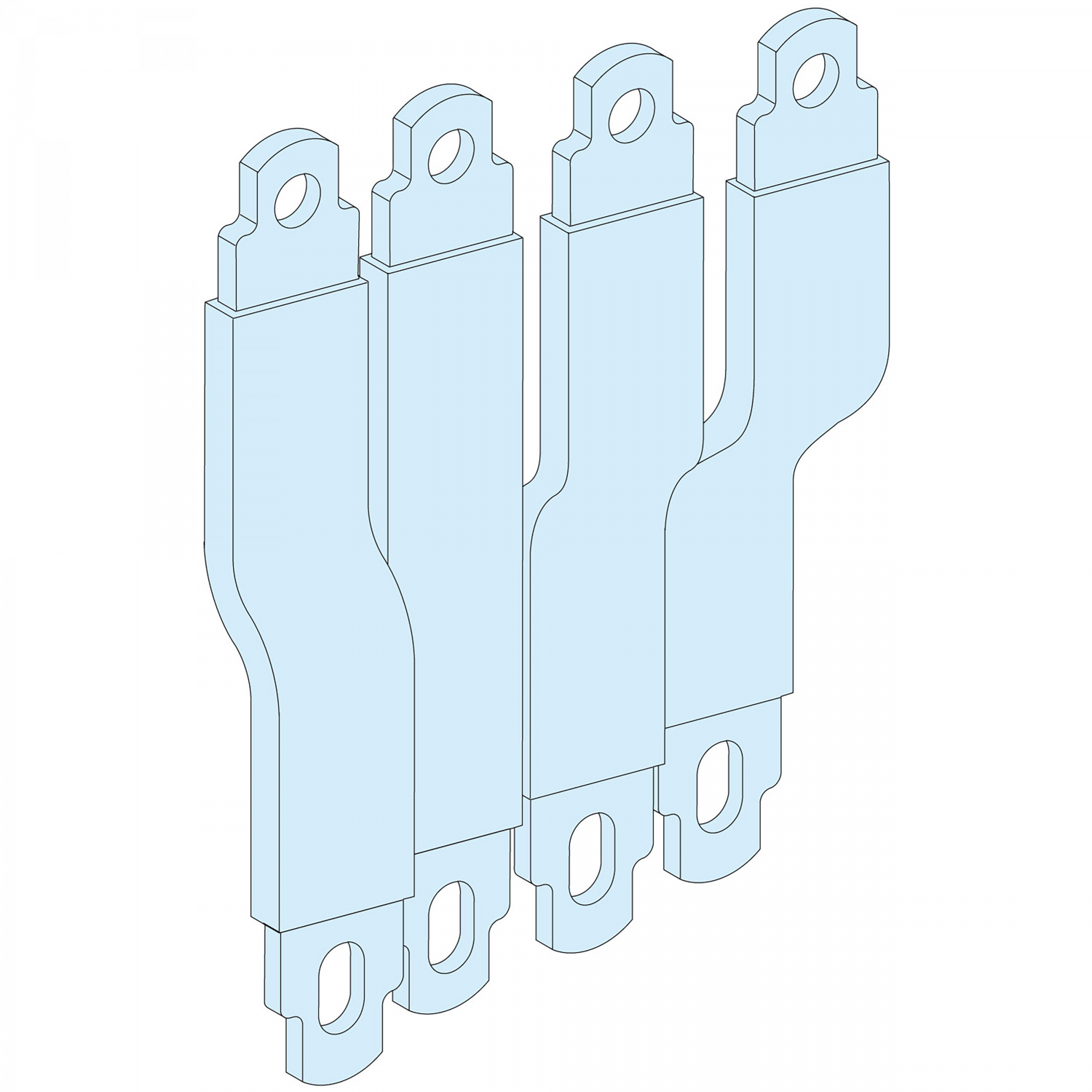 PrismaSeT G - Liaison NS-INS630 vertical gaine pour jeu de barres