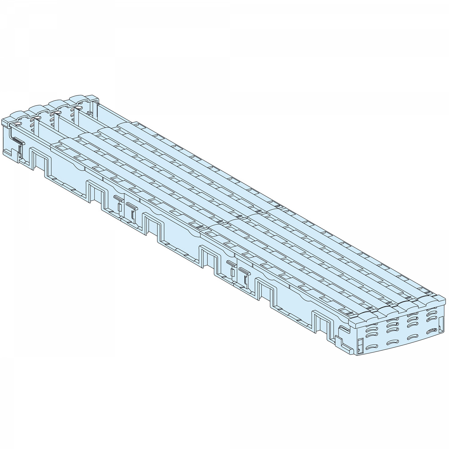 Linergy BW - Jeu de barres isolées - 125 A 4P - L= 450 mm (Powerclip)
