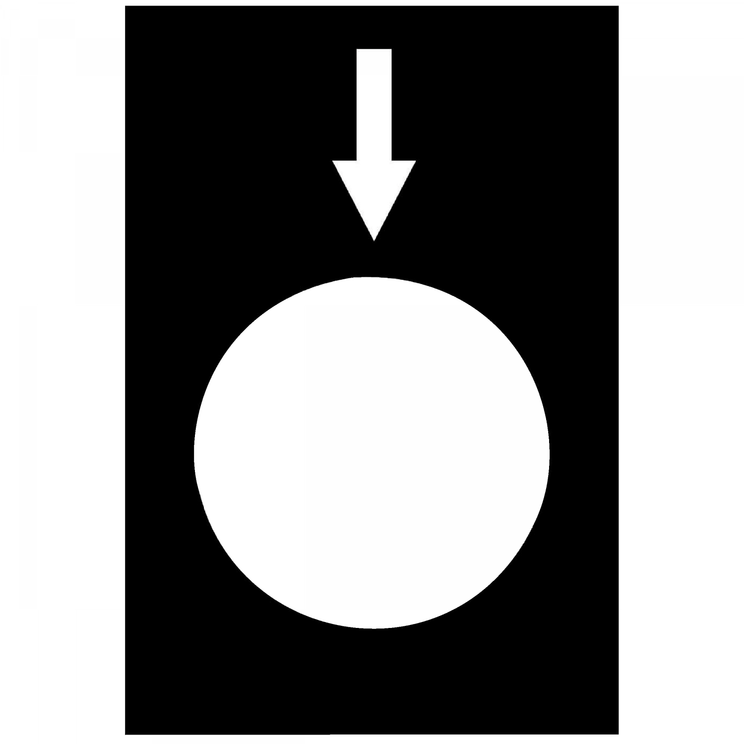 Harmony - étiquette - 30x40mm - noir - descente PV