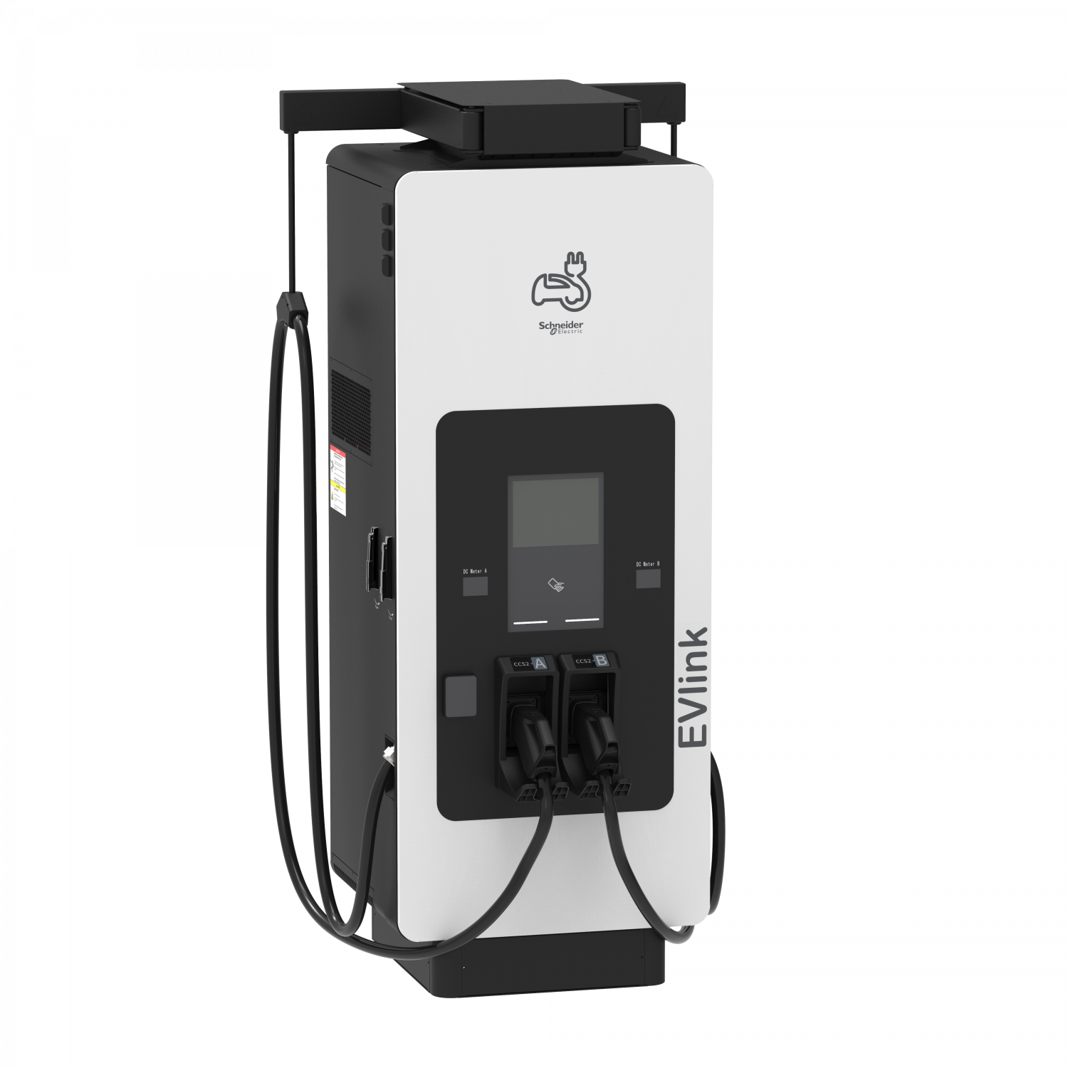 Evlink Pro DC - Borne de recharge - 150 kW - 1xCCS2+1xCCS2 - 3,6m - Lecteur CB