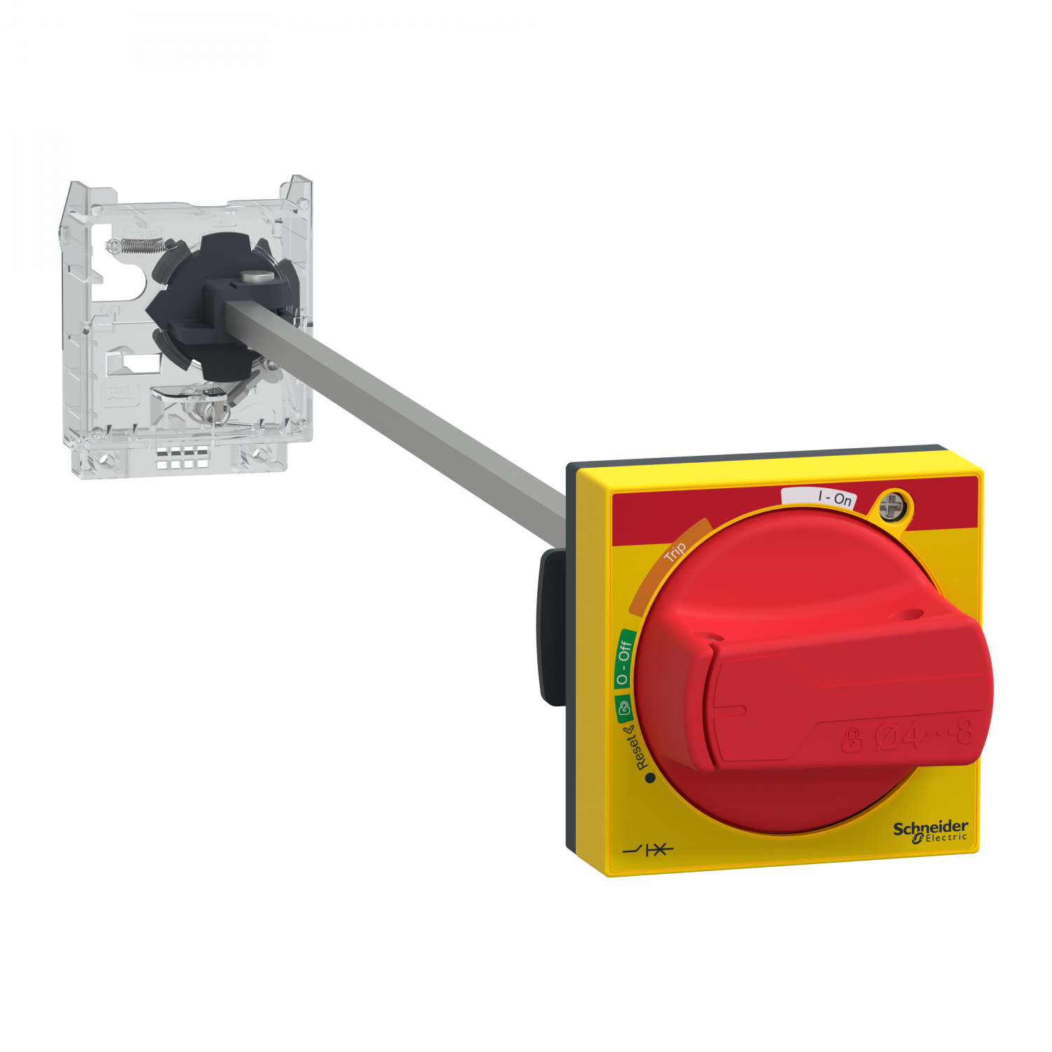 TeSys GS - kit poignée - IP54 - pour GV2L et GV2P - rouge