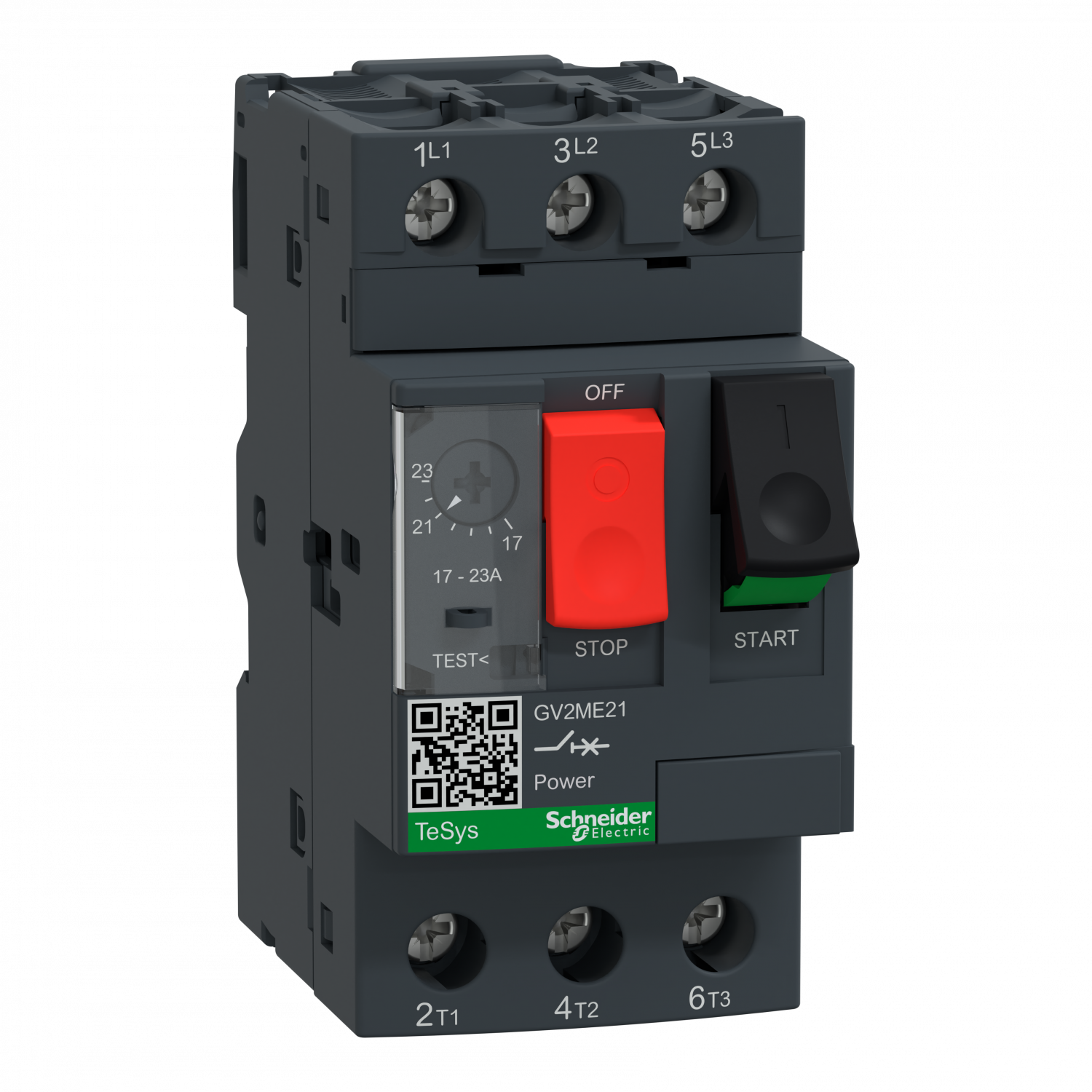 TeSys GV2ME - disj. moteur - 17..23A - 3P 3d - déclencheur magnéto-thermique