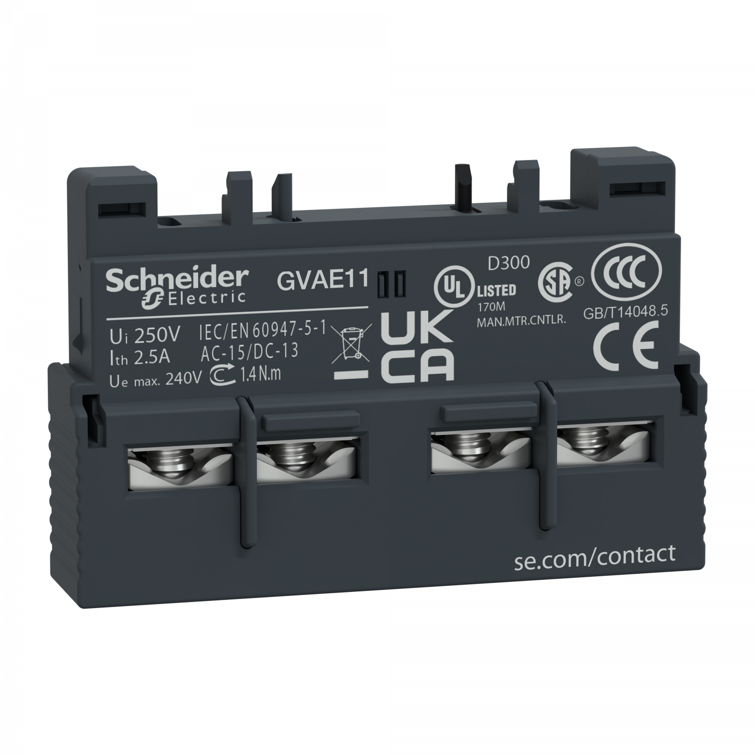 TeSys GV - contact auxiliaire - 1O+1F