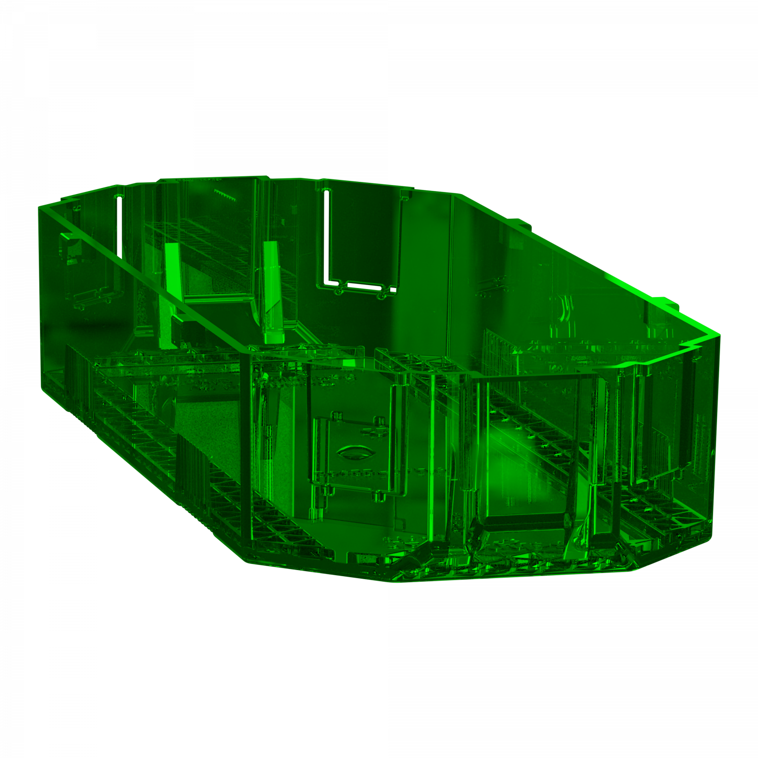 Unica System+ - Boîte de fond pour support appareillage XL - 6mod - lot de 10