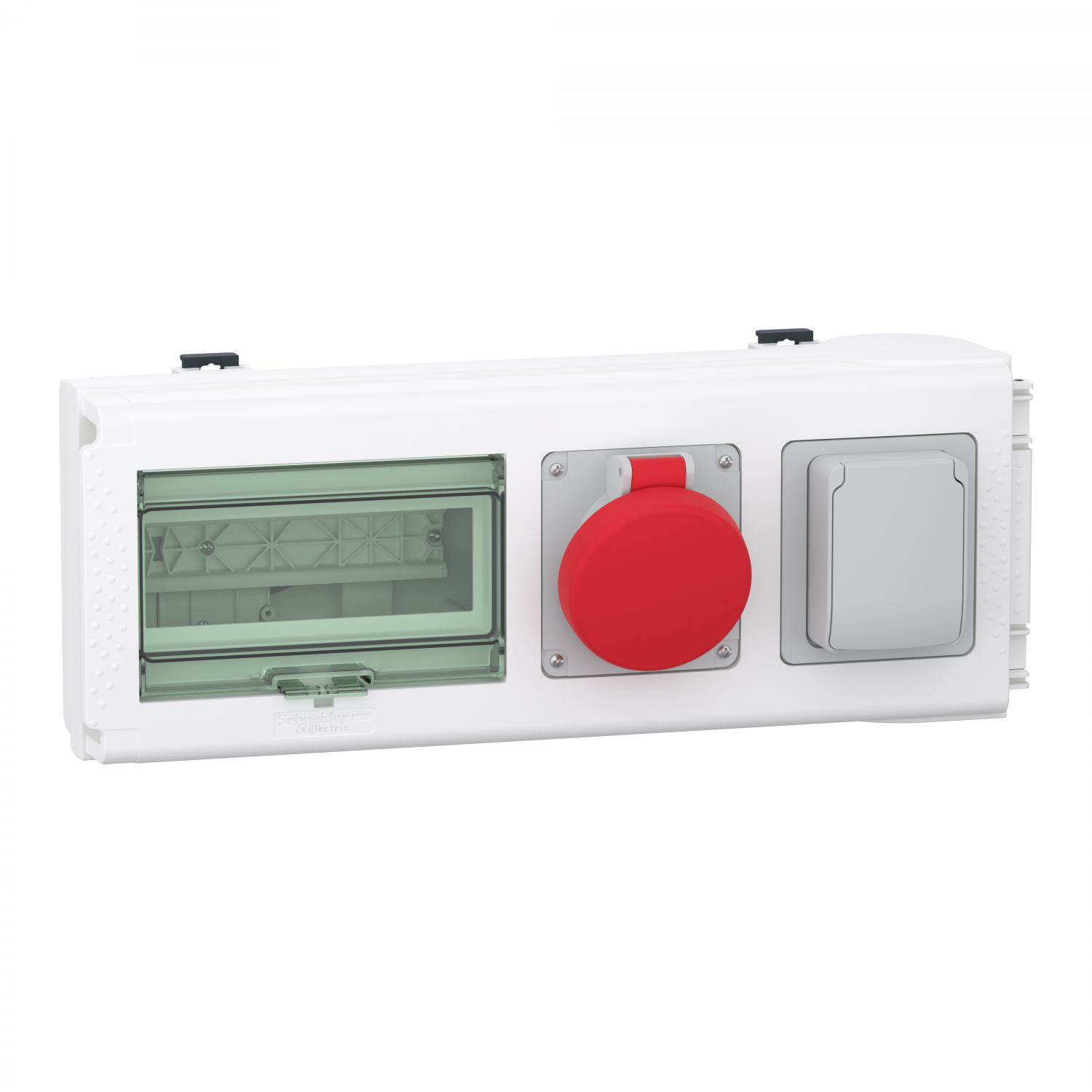 Canalis KNA - connecteur dérivation 32A - 1 prise domest schuko + 1 indus