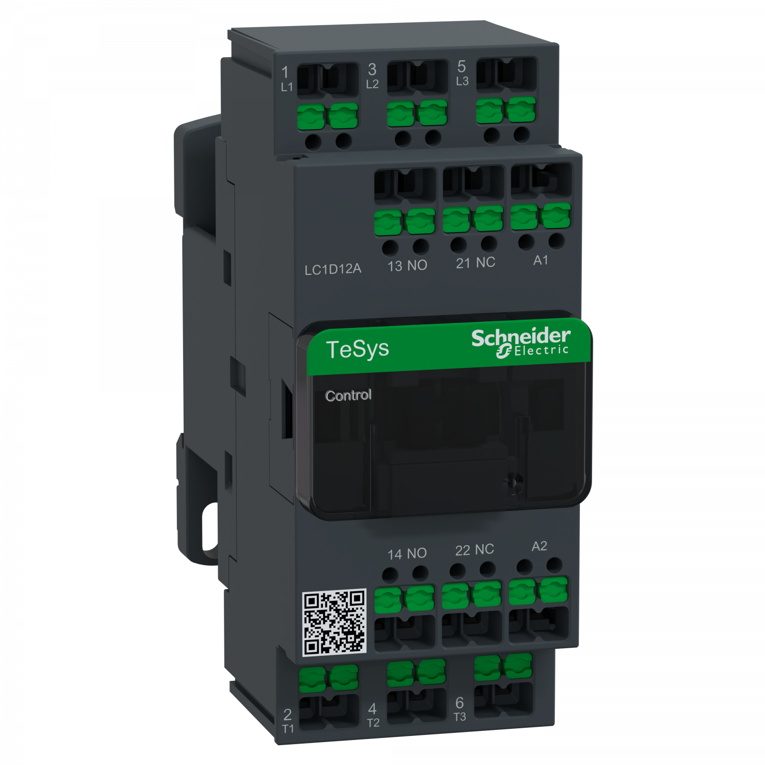 Snap-In - TeSys LC1D - contacteur - 3P - AC-3 440V - 12A - bobine 208Vca