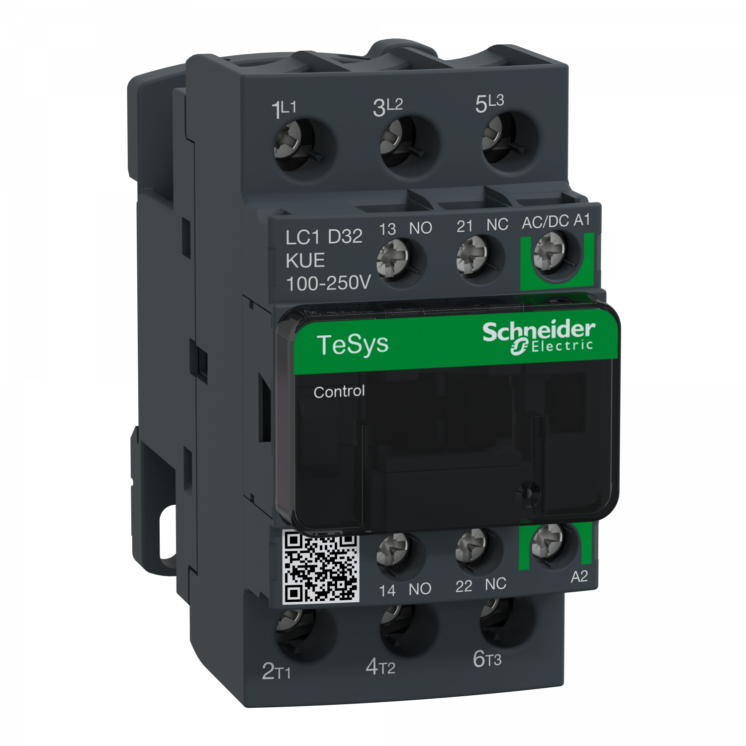 TeSys D - contacteur - 3P(3 NO) - AC3 - <= 440V 32A - 100 à 250Vca-cc