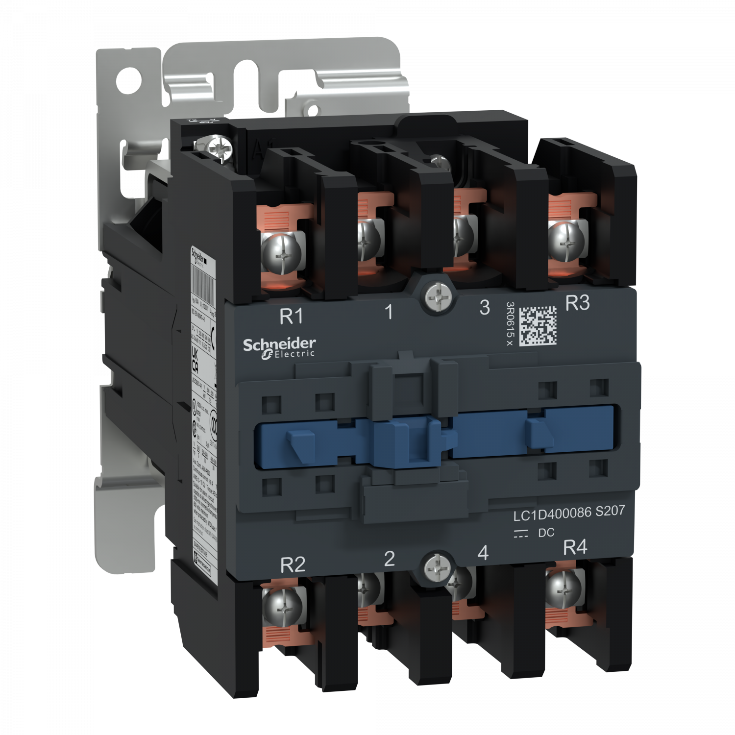 CONT 4P 2P2R AC1 60A COIL 72VCC RAIL CONTACTOR 4P (2F 2O) AC1 440V 60