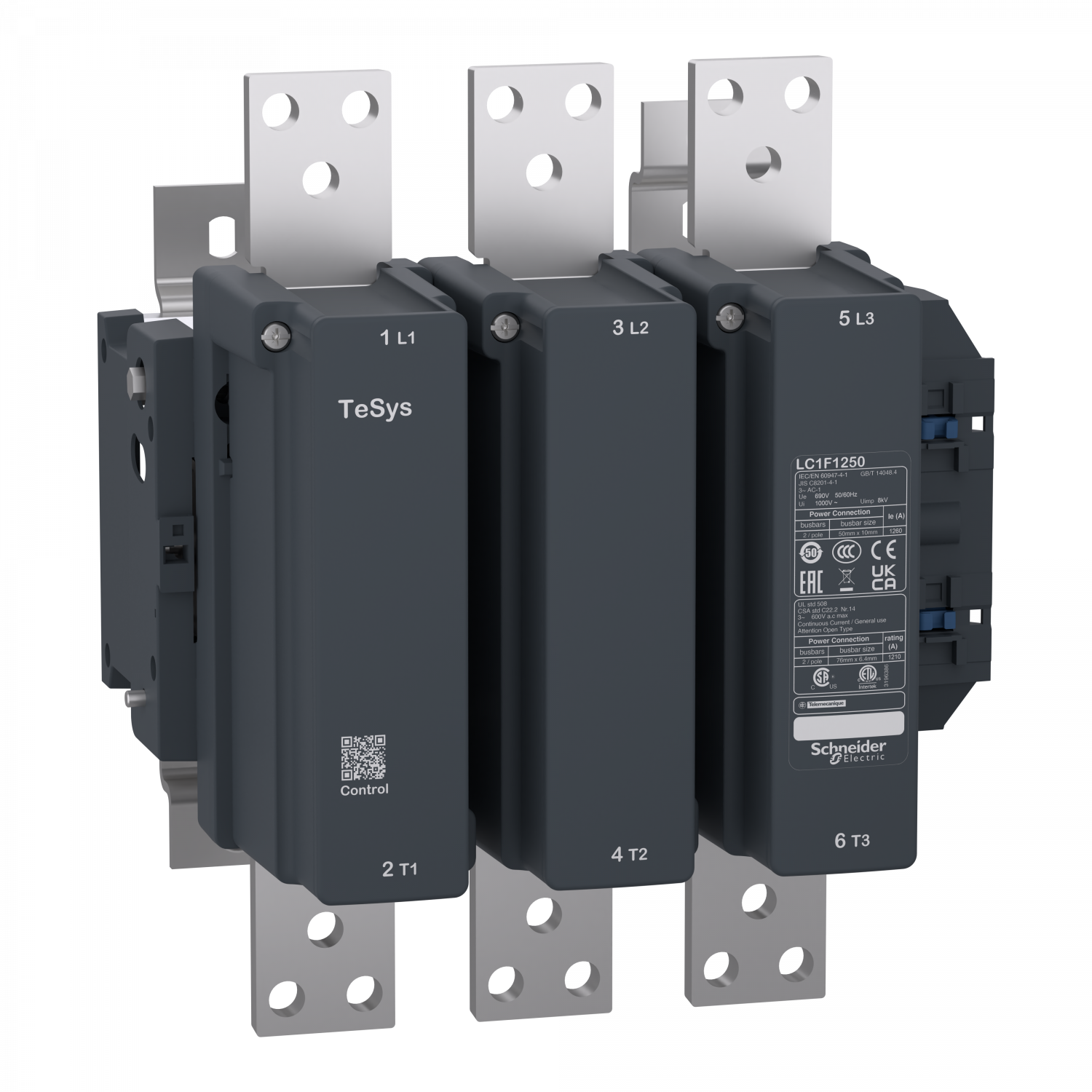 TeSys F - Contacteur 1250a 3p nu