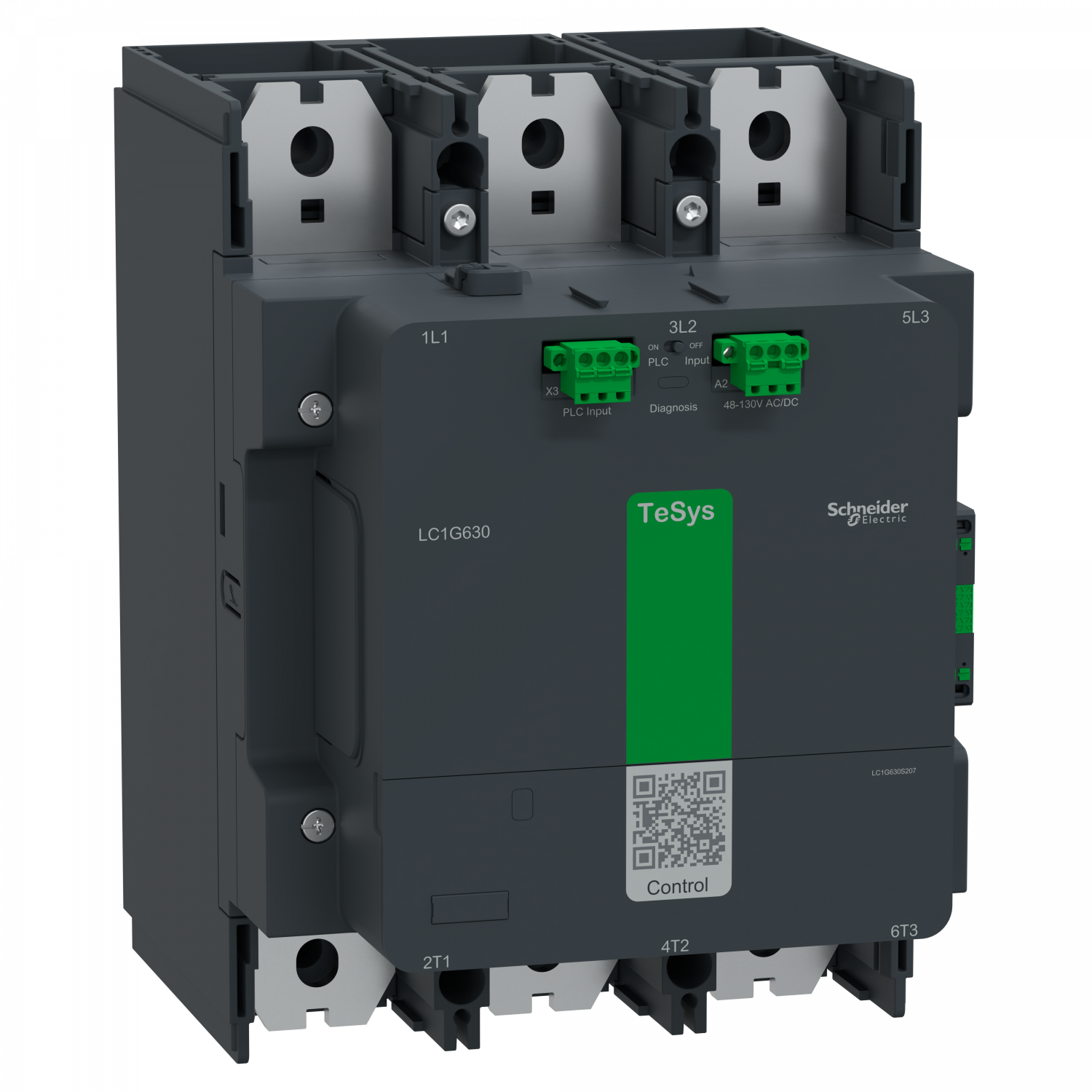 TeSys Giga, 3P(3NO), 6305A, bobine AC/DC 48V…130V, application SNCF, Avanced