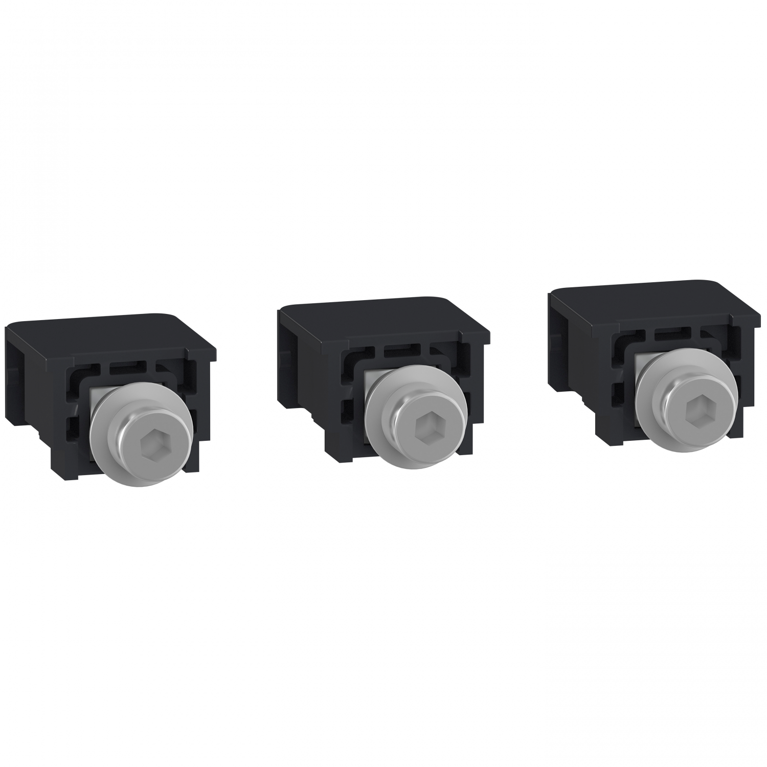 ComPacT NSXm - 3 connecteurs pour cosse/barre avec vis pour NSXm