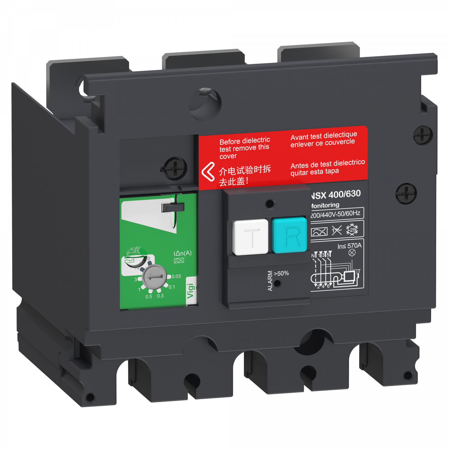 ComPacT NSX - VigiPacT bloc additionnel avec alarme - 3P pour NSX630