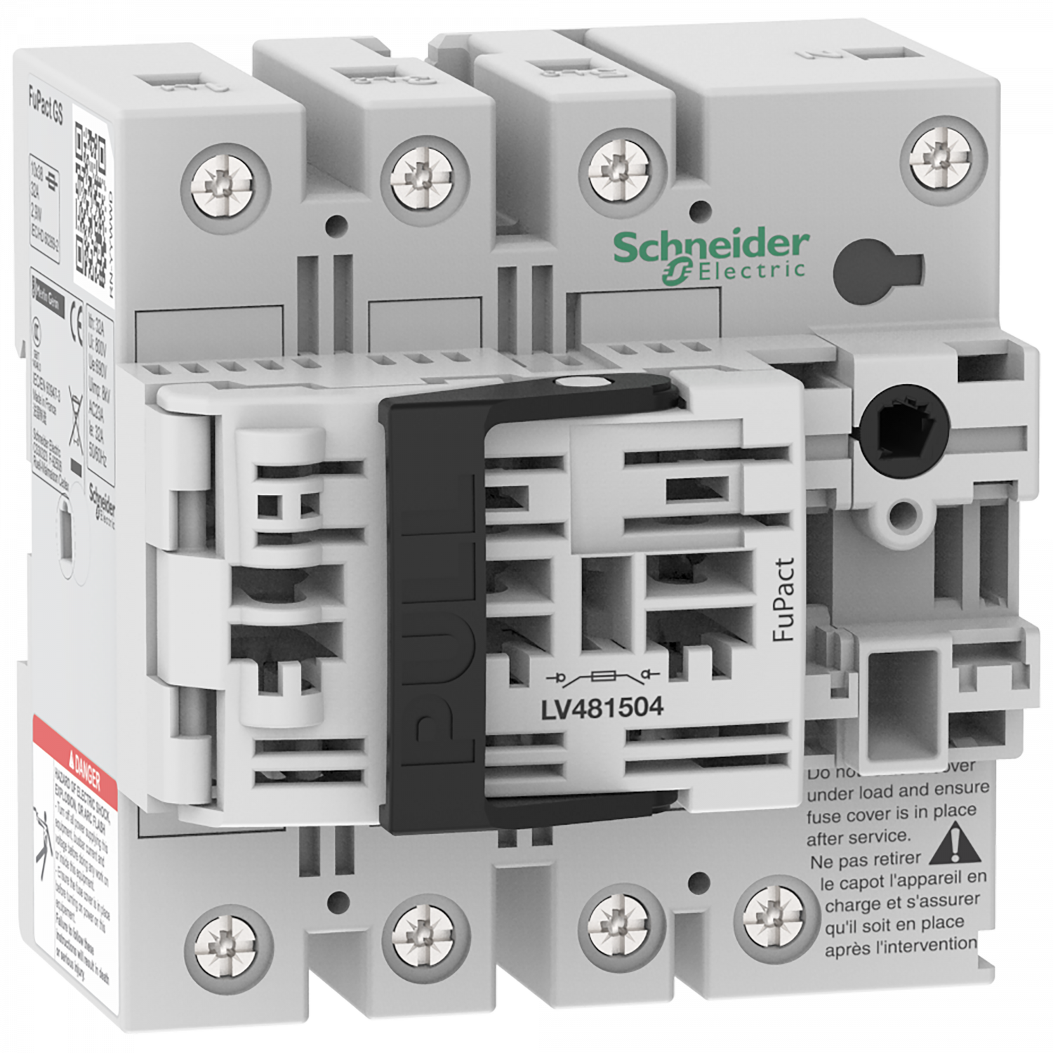 FuPact GS - interrupteur sectionneur fusible - 32A - 4P - NFC 10*38 - F CTRL