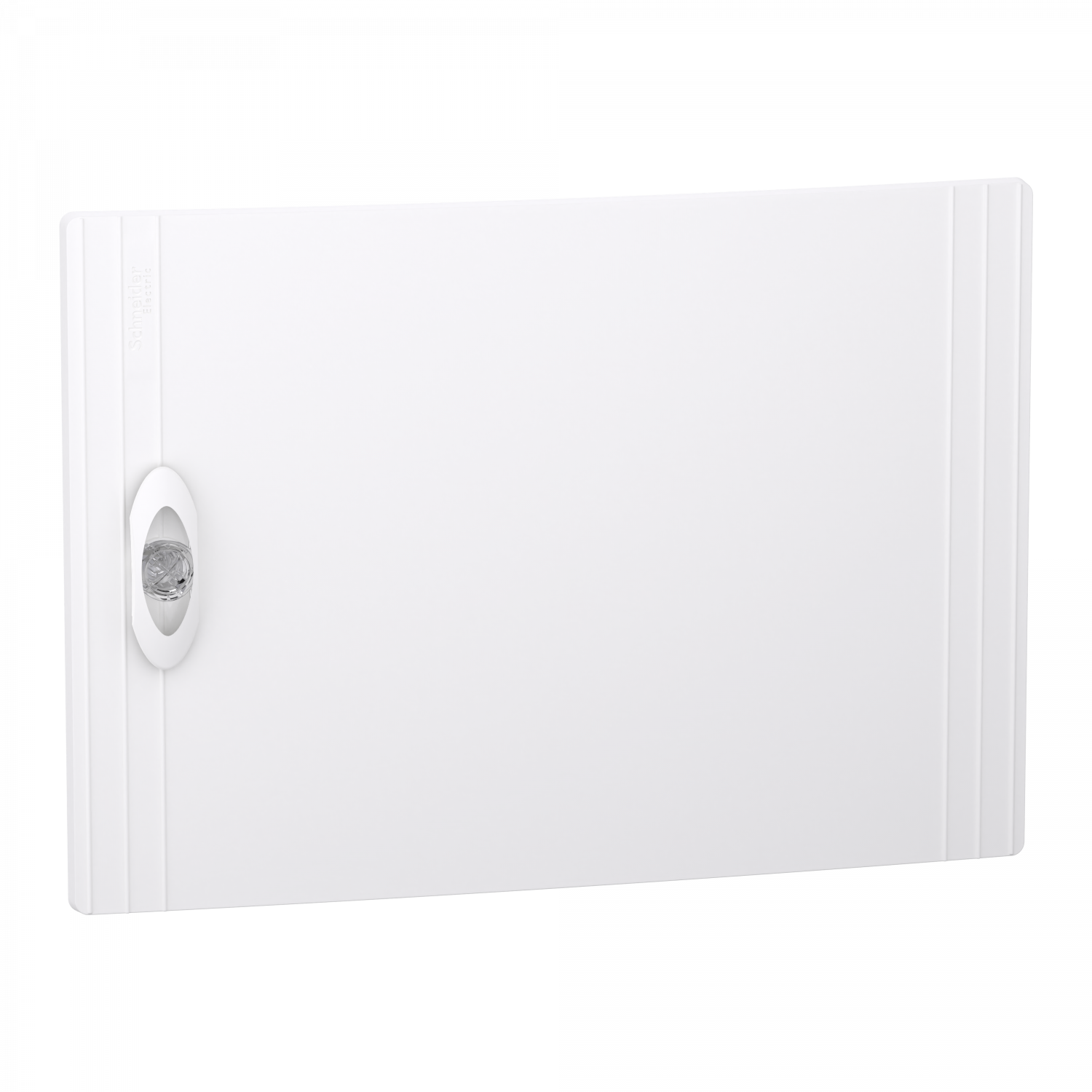 PrismaSeT XS - Porte pleine RAL9003 pour coffret encastré 1 rangée 18 modules