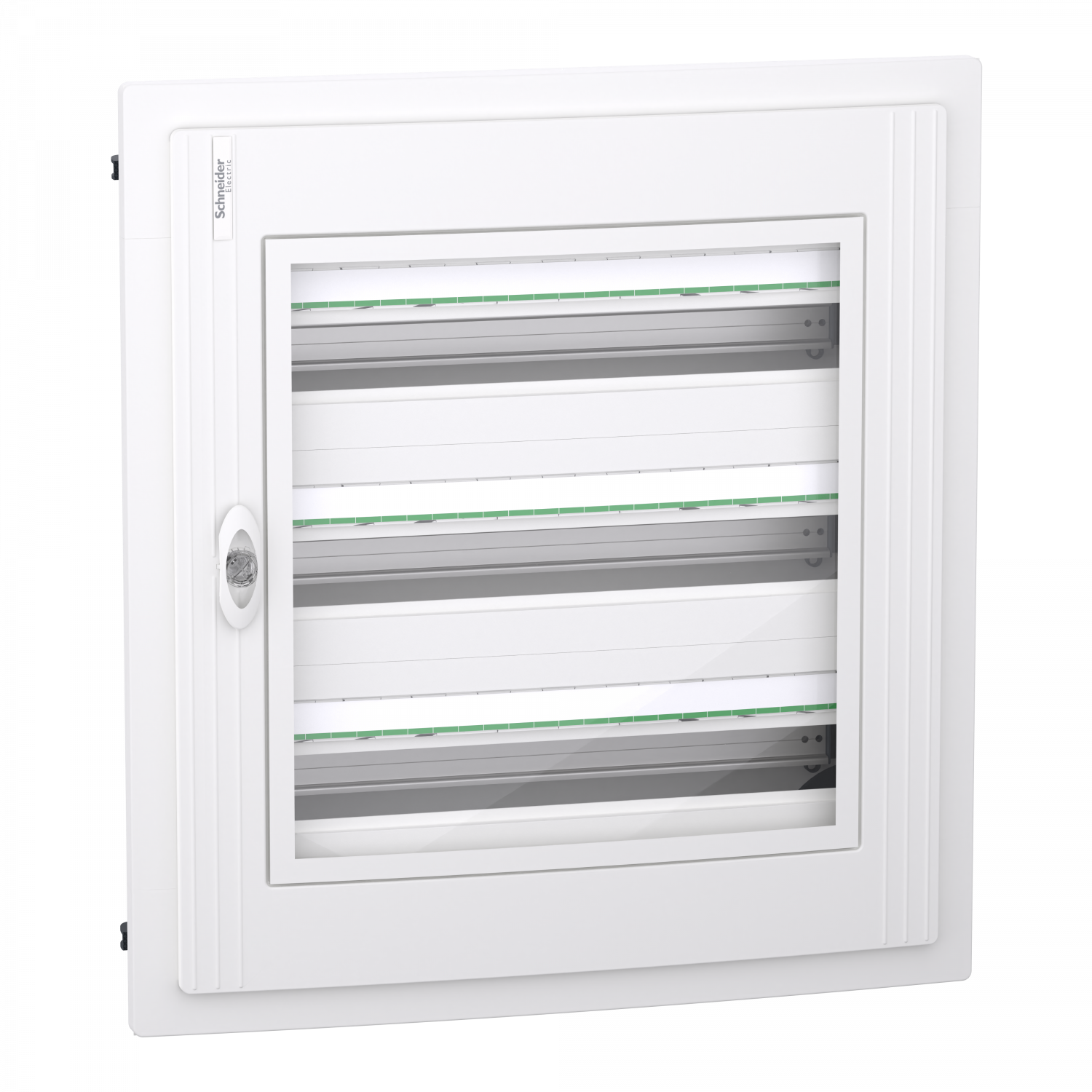 PrismaSeT XS - Coffret plastique encastré 3 rang. 24 modules - avec porte transp