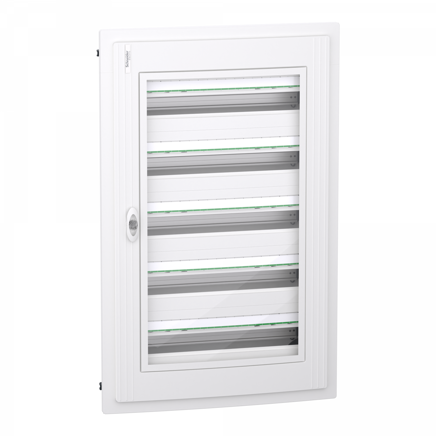 PrismaSeT XS - Coffret plastique encastré 5 rang. 24 modules - avec porte transp