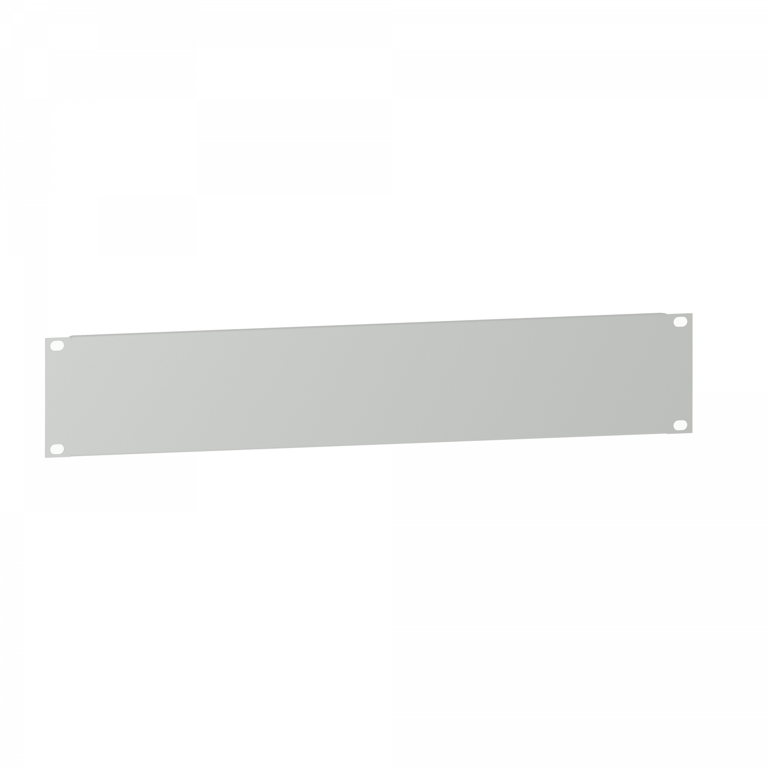 Actassi plastron 19P plein 2U tôle - RAL7035