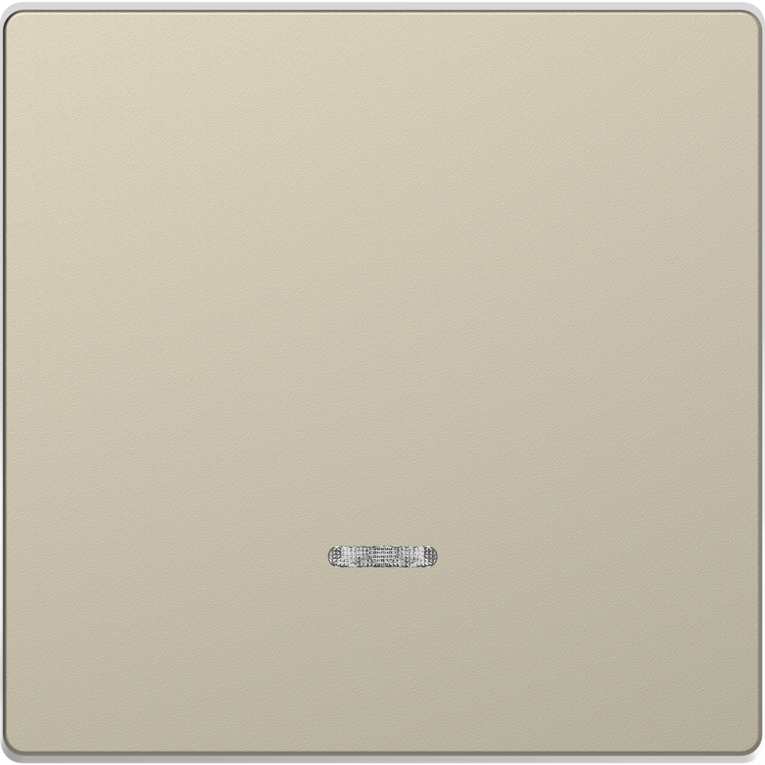 D-Life - enjoliveur pour commande simple avec voyant - blanc sable