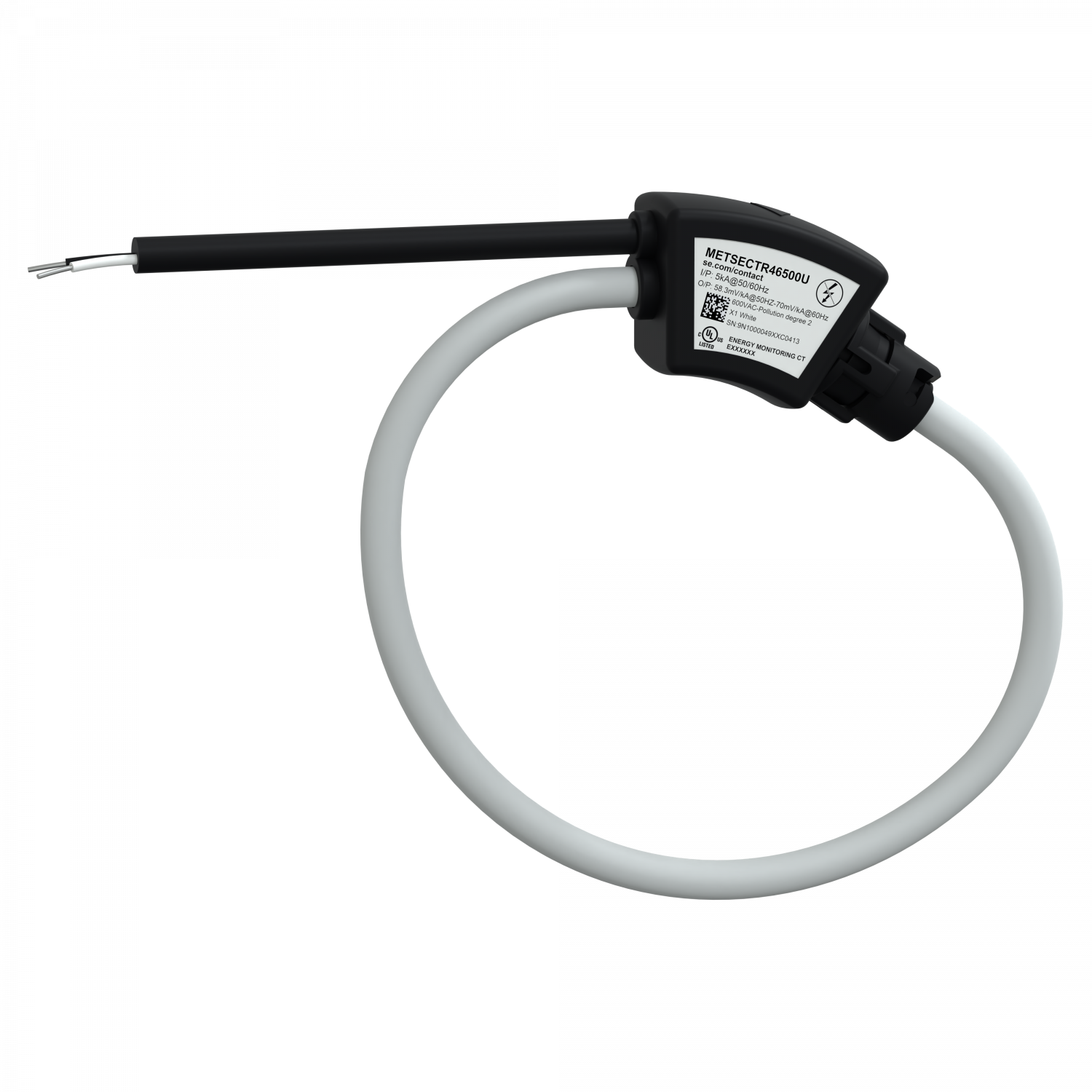 PowerLogic - transformateur de courant - tore souple ouvert - 460mm - 600V - 5kA